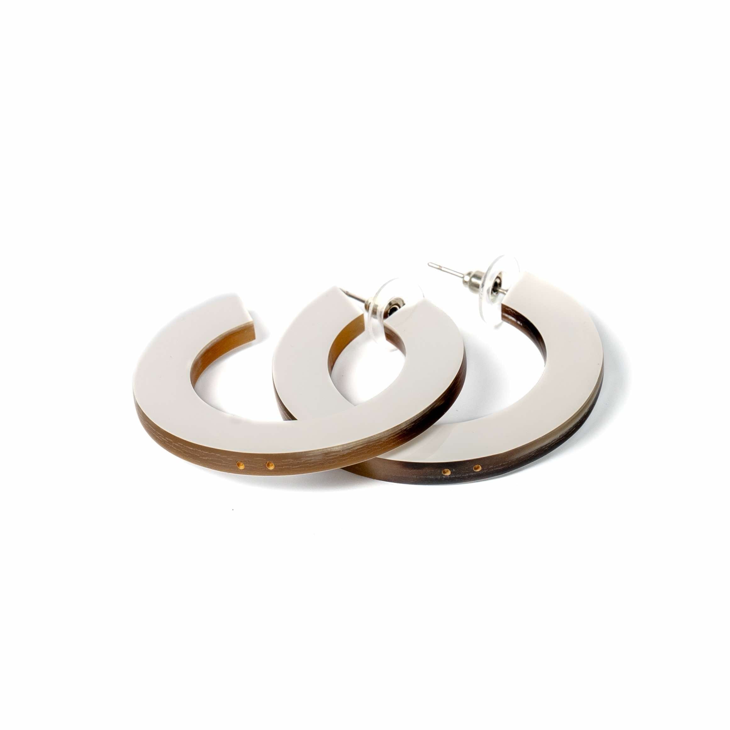 Créoles CÉLINE Blanc