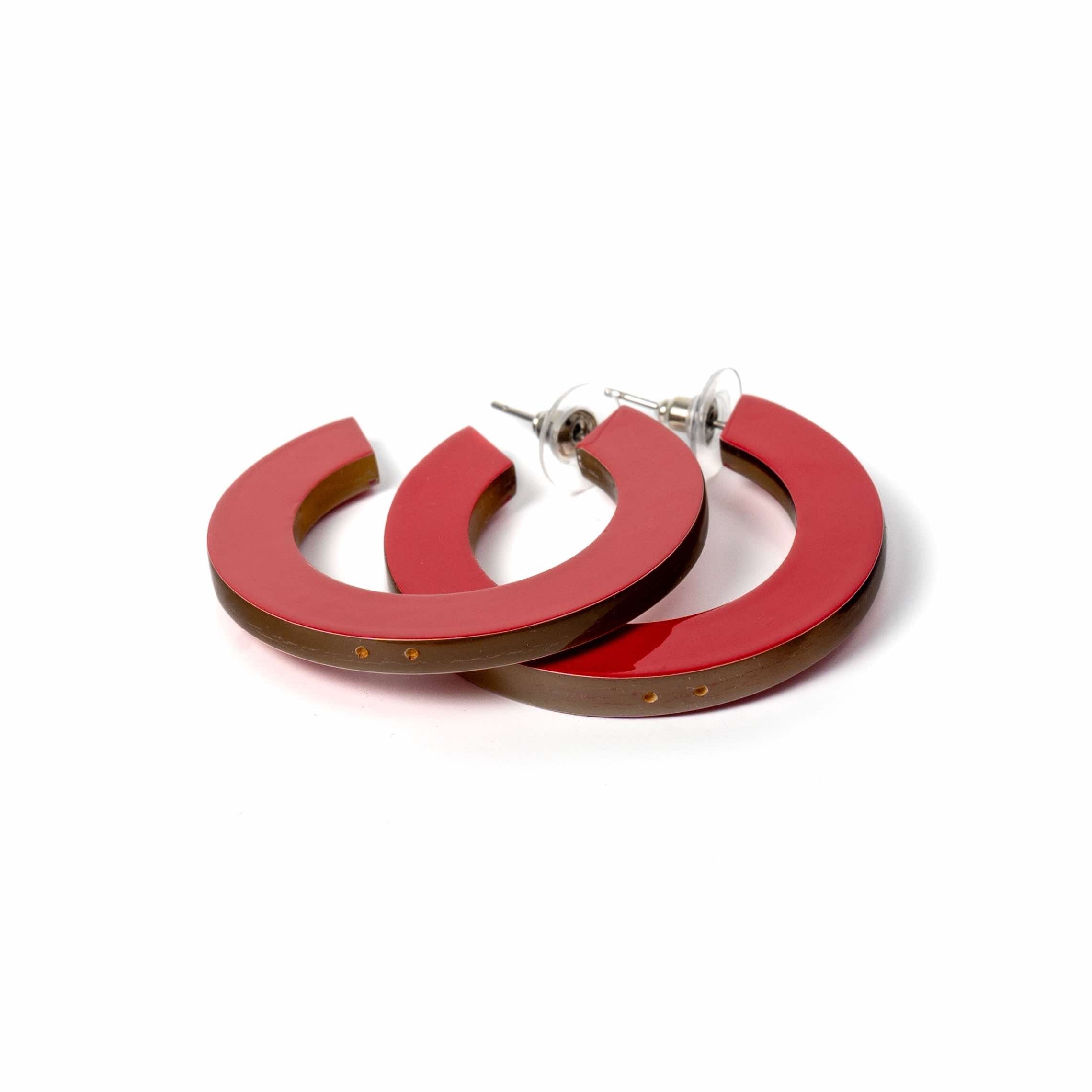 Créoles CÉLINE Rouge