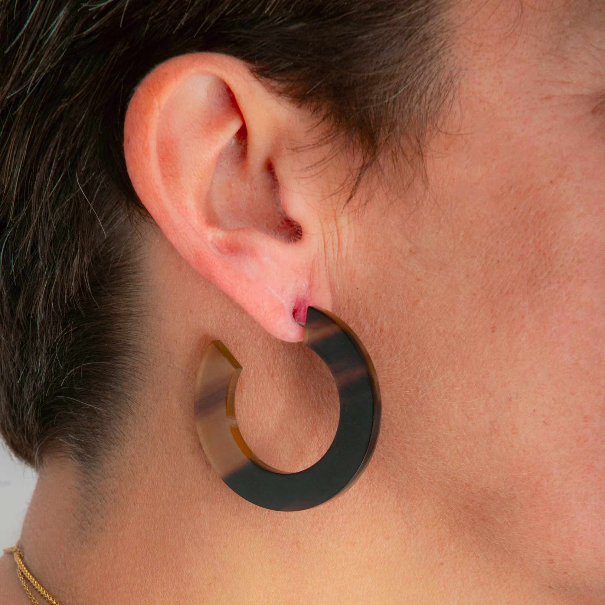 Créoles CÉLINE Naturel Brun