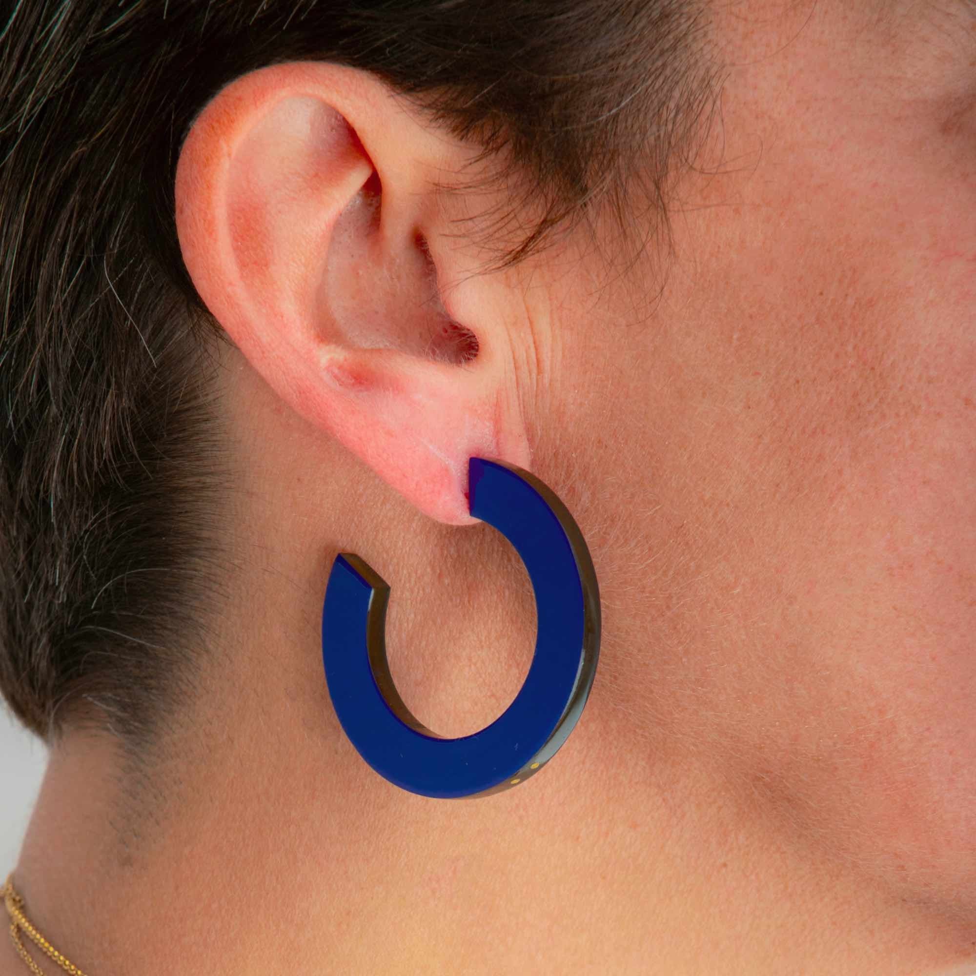 Créoles CÉLINE Bleu