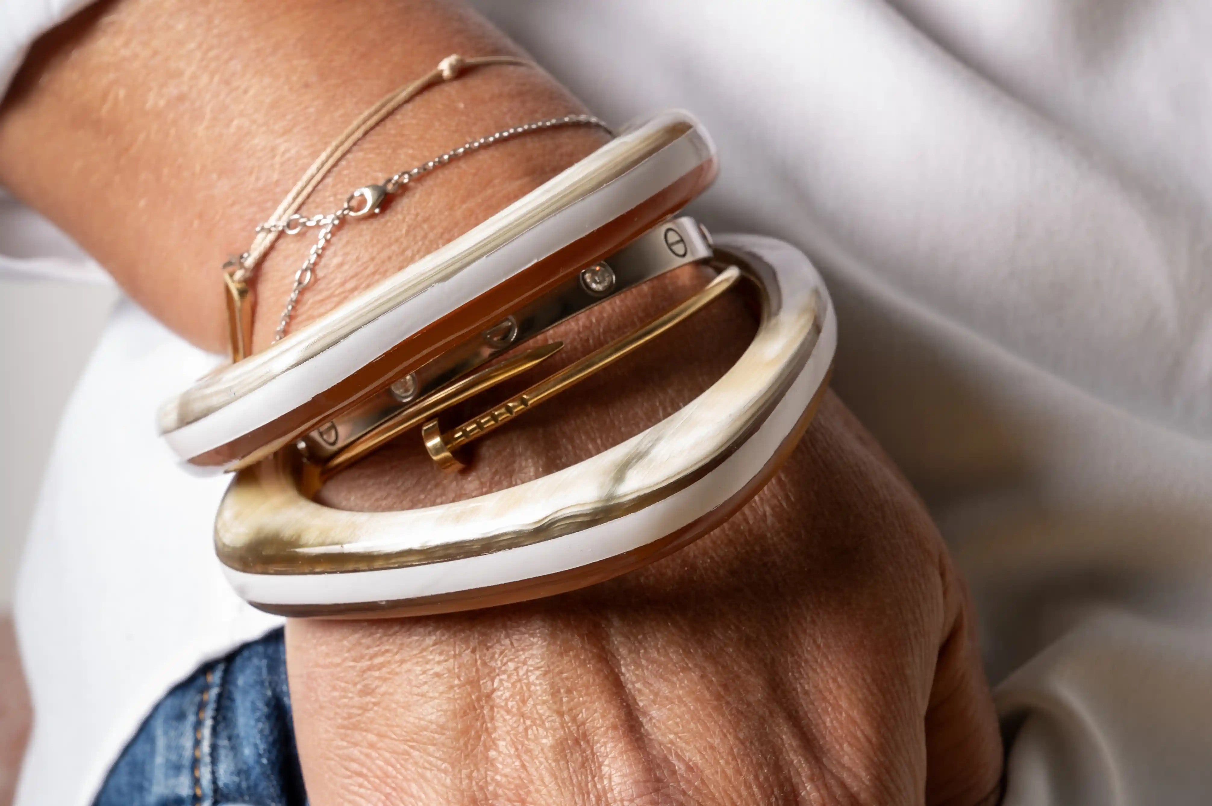 ATELIER1811 Bracelets Basile Blanc