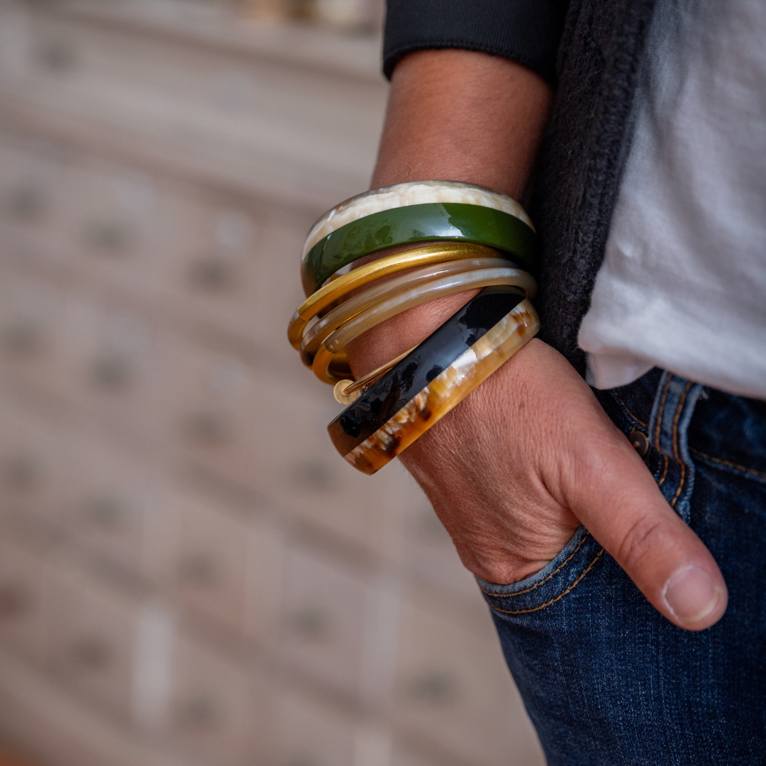 ATELIER1811 Combo Bradley Kaki Noir et Joncs Joe Doré