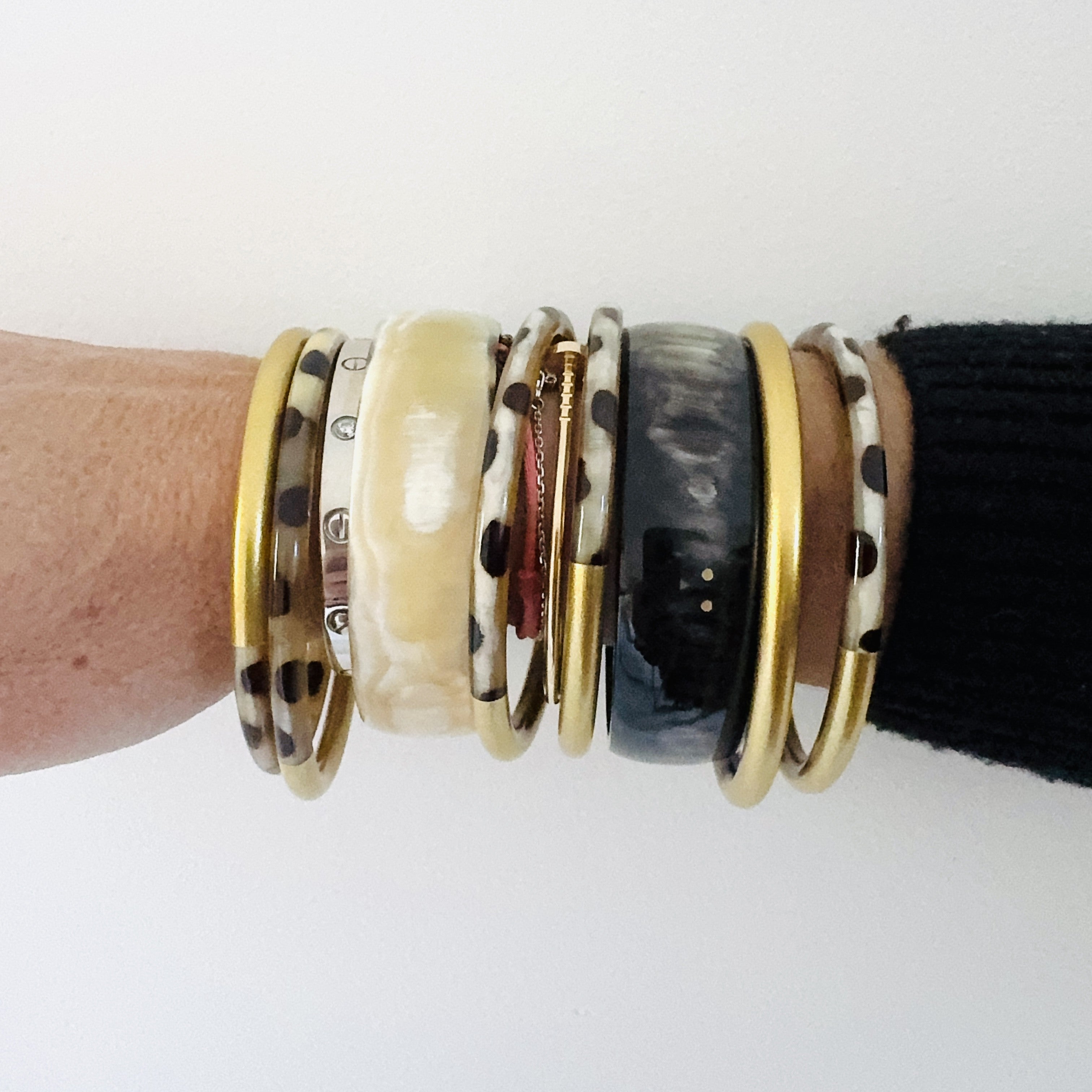 ATELIER1811 Combo Joncs Joe Leopard Doré et Bradley Naturel Clair et Brun