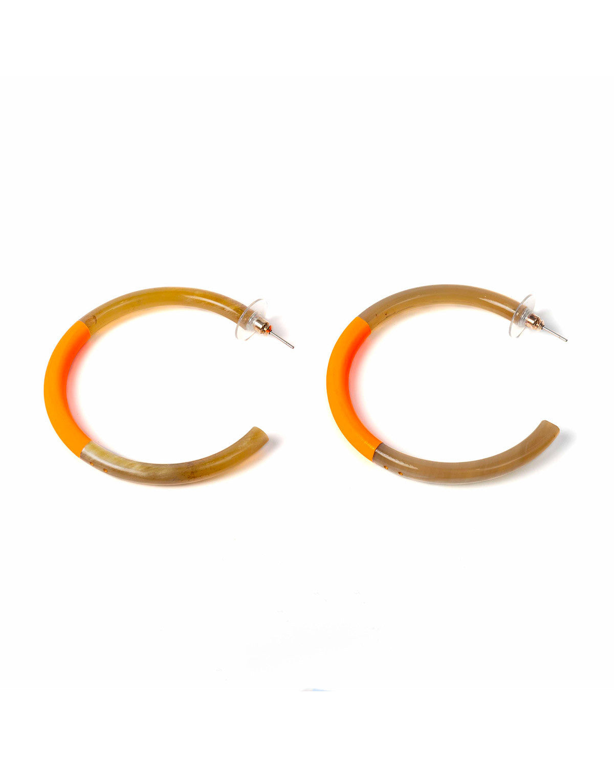 ATELIER1811 Créoles Kathleen Orange Fluo