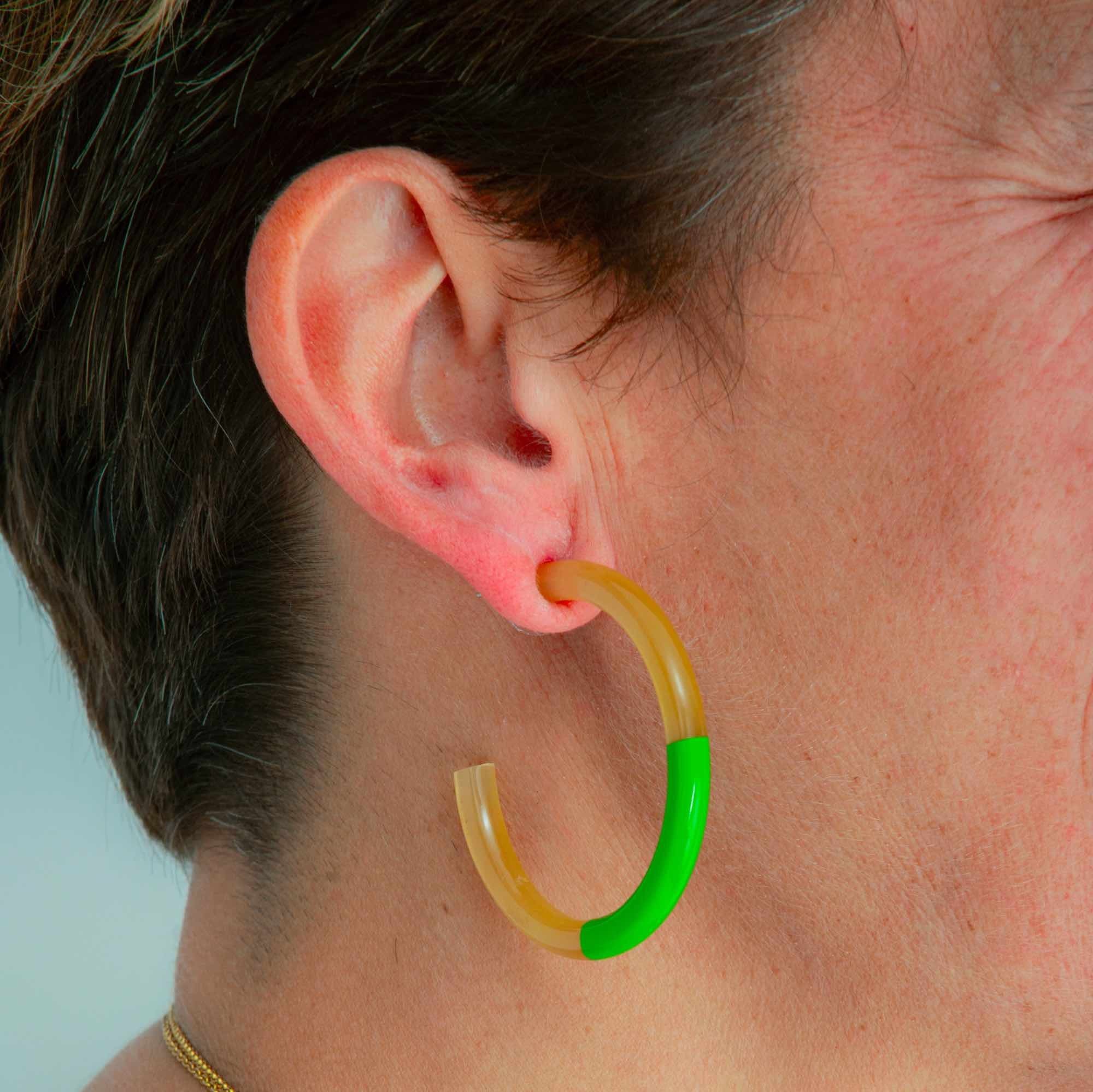 ATELIER1811 Créoles Kathleen vert