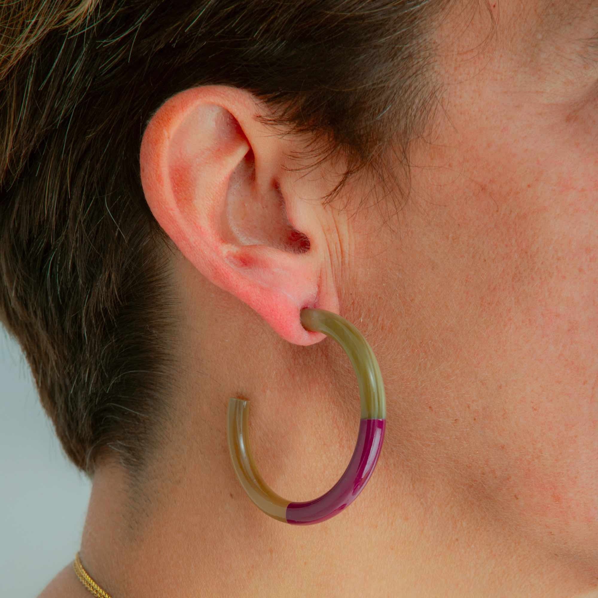 ATELIER1811 Créoles Kathleen violet