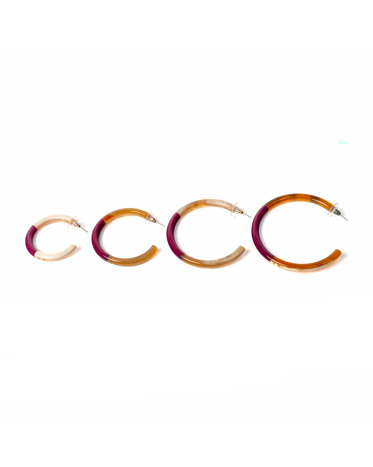 ATELIER1811 Créoles Kathleen violet (4 tailles)