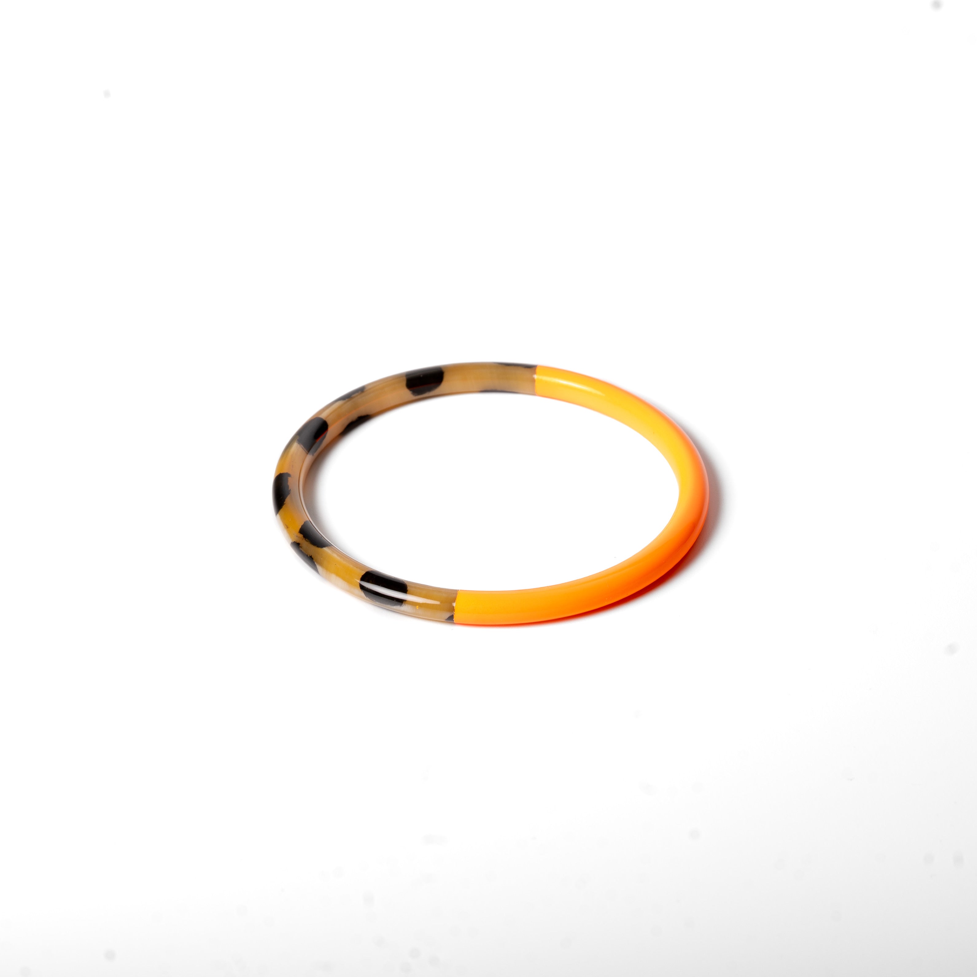 ATELIER1811 Jonc Joe Léopard & Orange Fluo