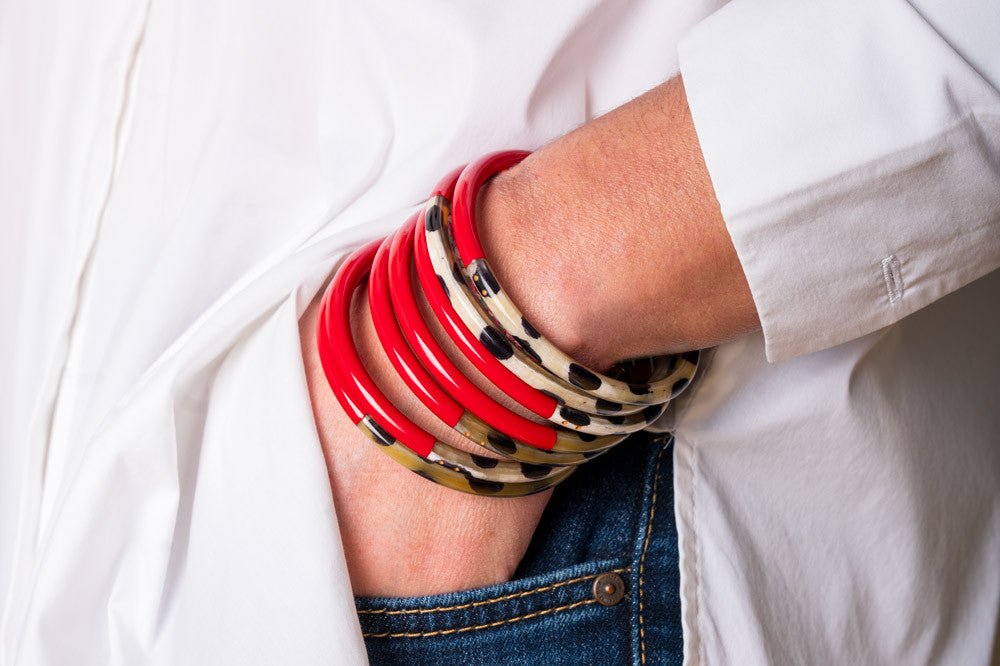 ATELIER1811 Joncs Joe Léopard & Rouge