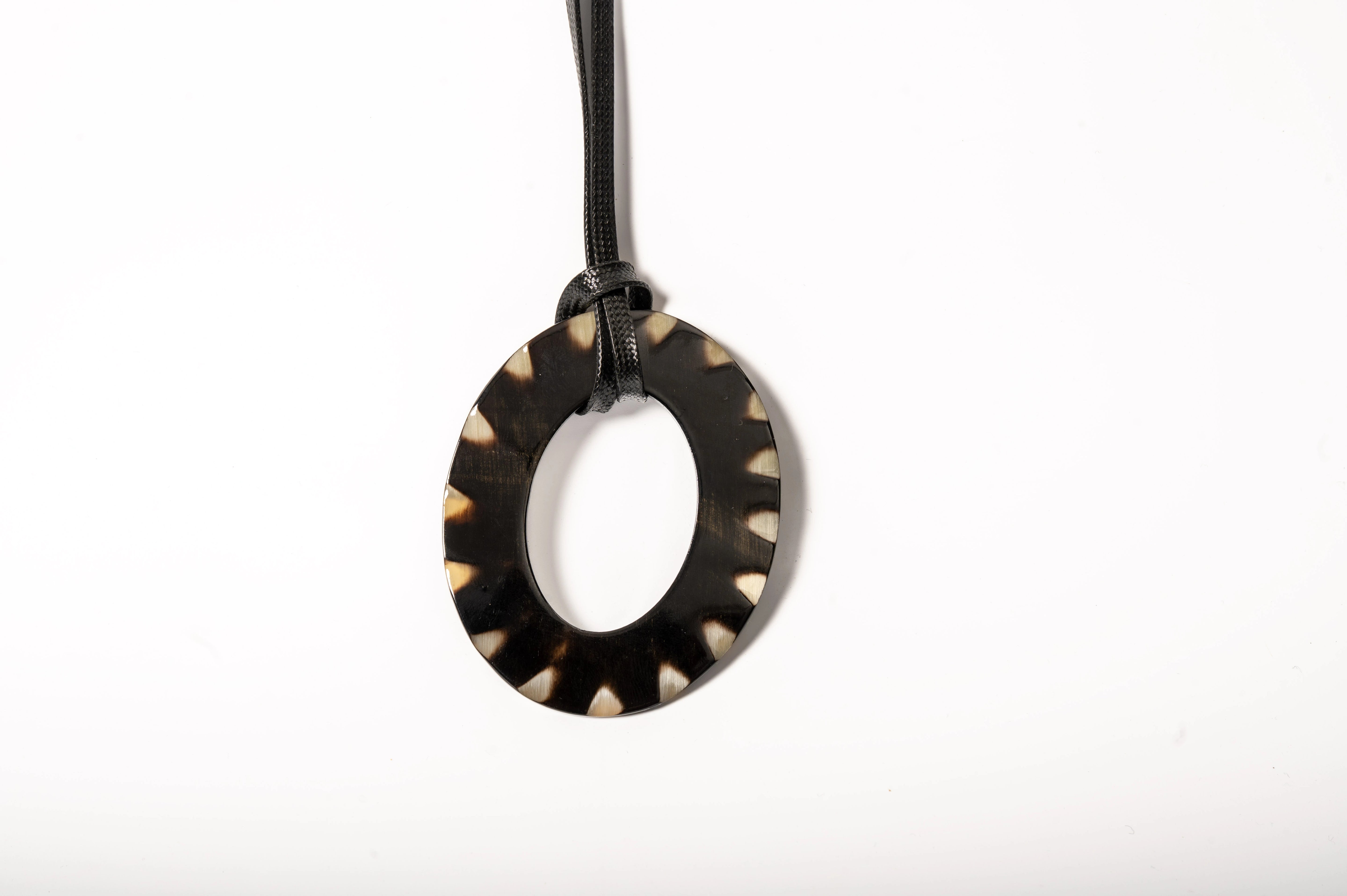 ATELIER1811 Pendentif Colette Naturel Noir & Blanc
