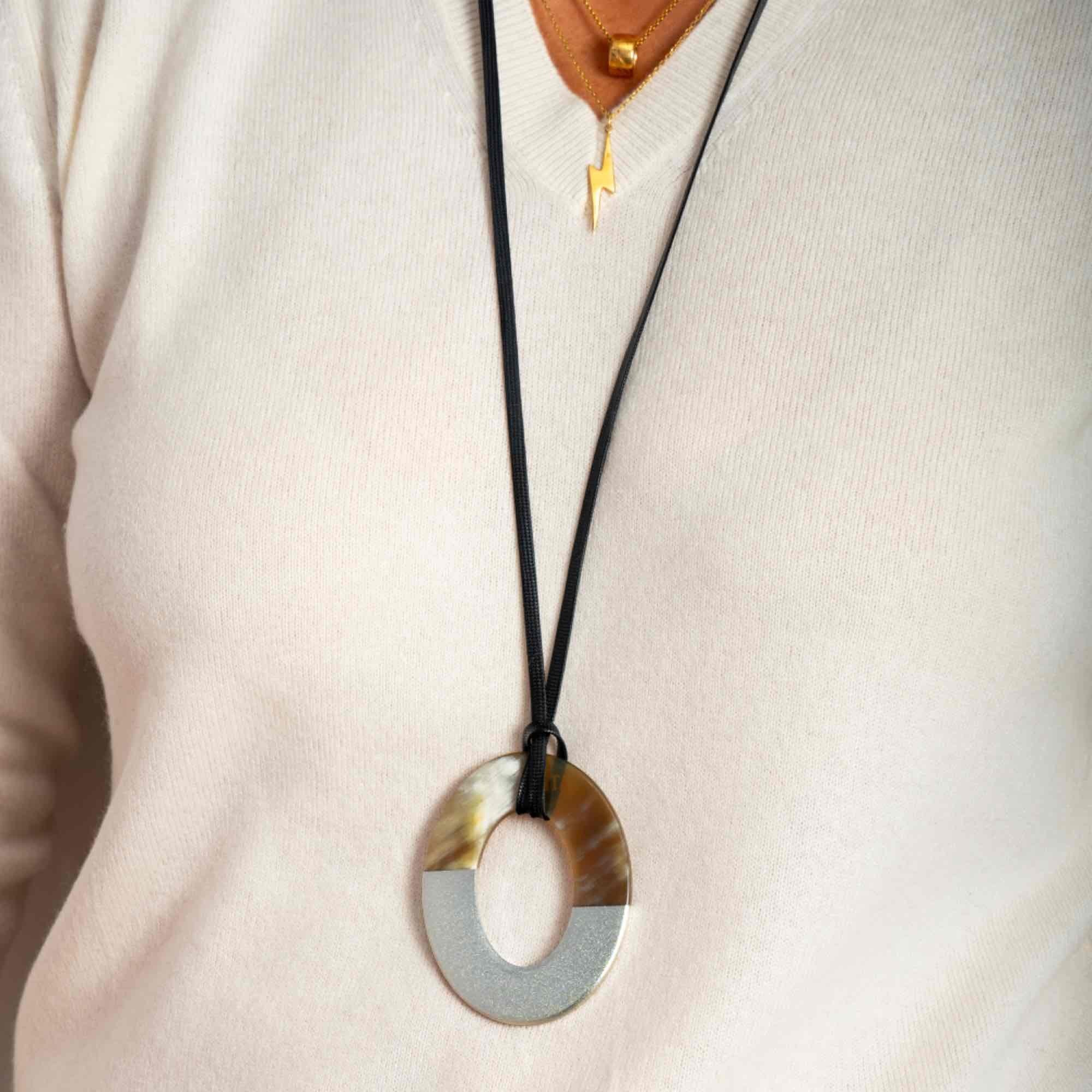 ATELIER1811 Pendentif Ovale SAMANTHA