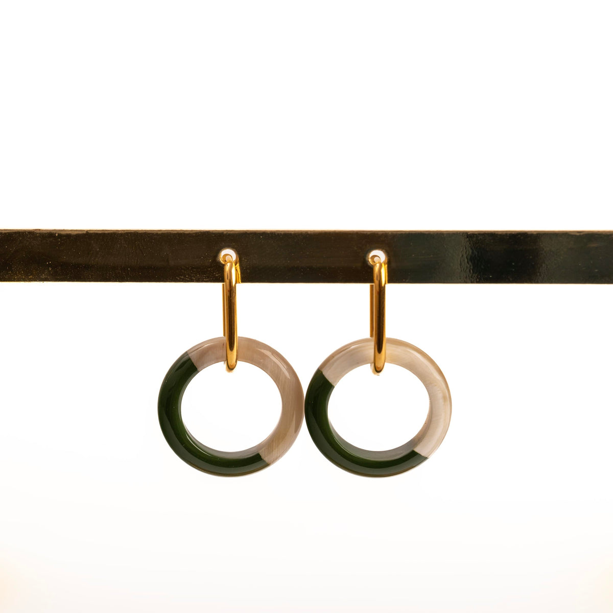 🎁 Fermoirs dorés boucles d'oreilles