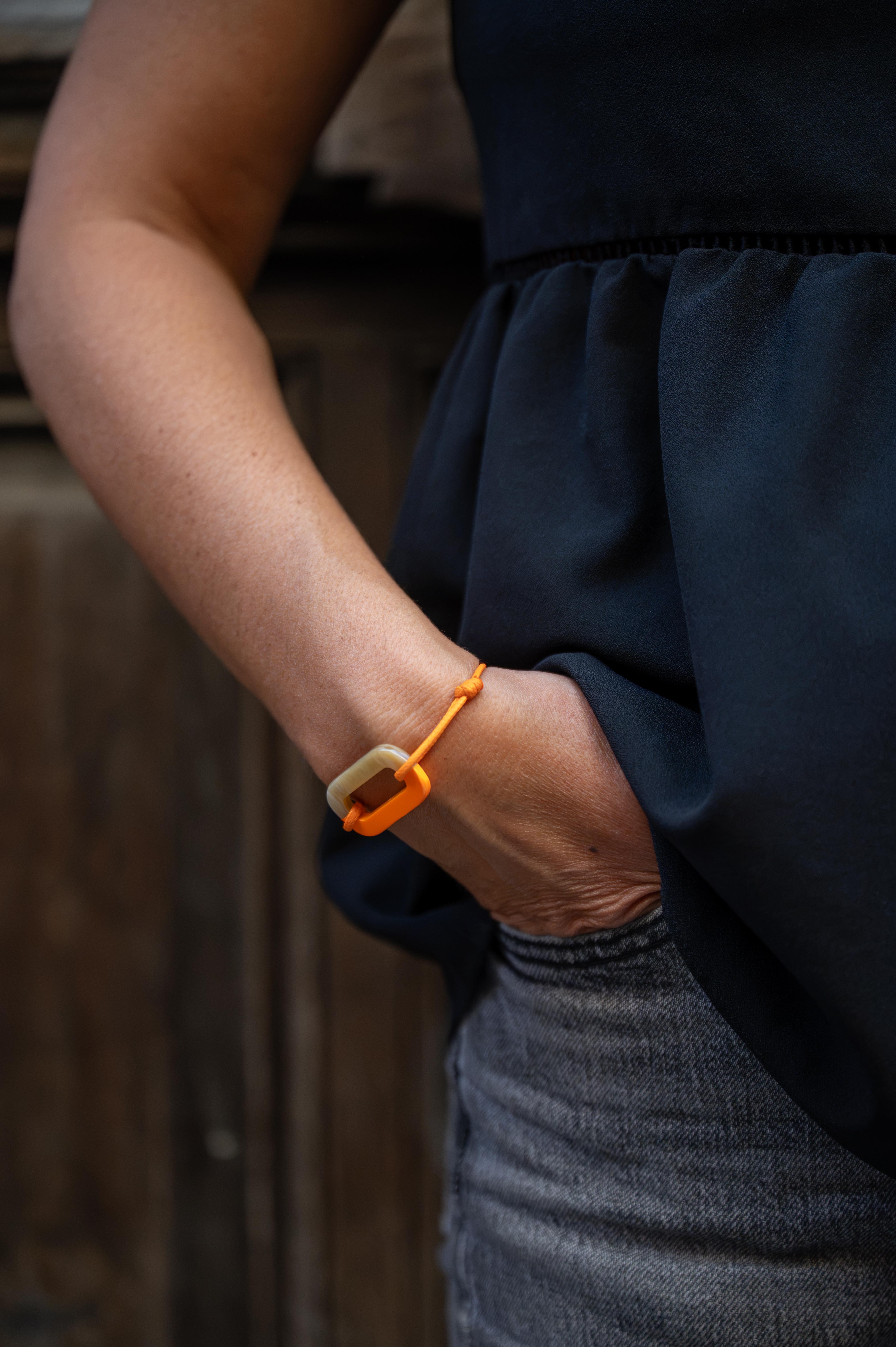Maillon MADELEINE Orange Fluo