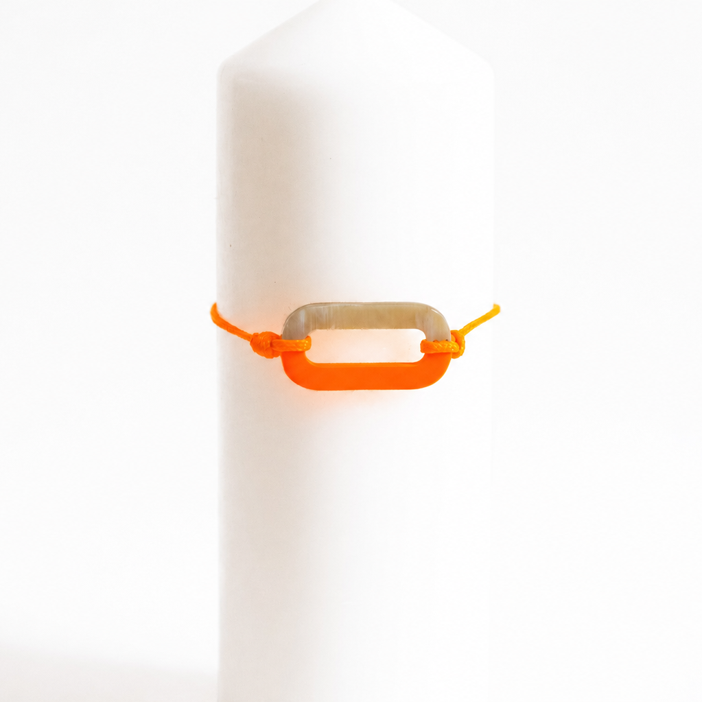 Maillon MADELEINE Orange Fluo