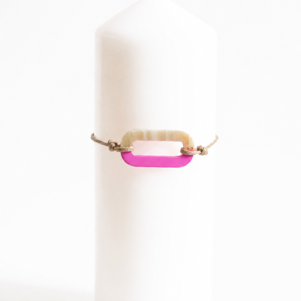 Maillon MADELEINE Rose Fluo