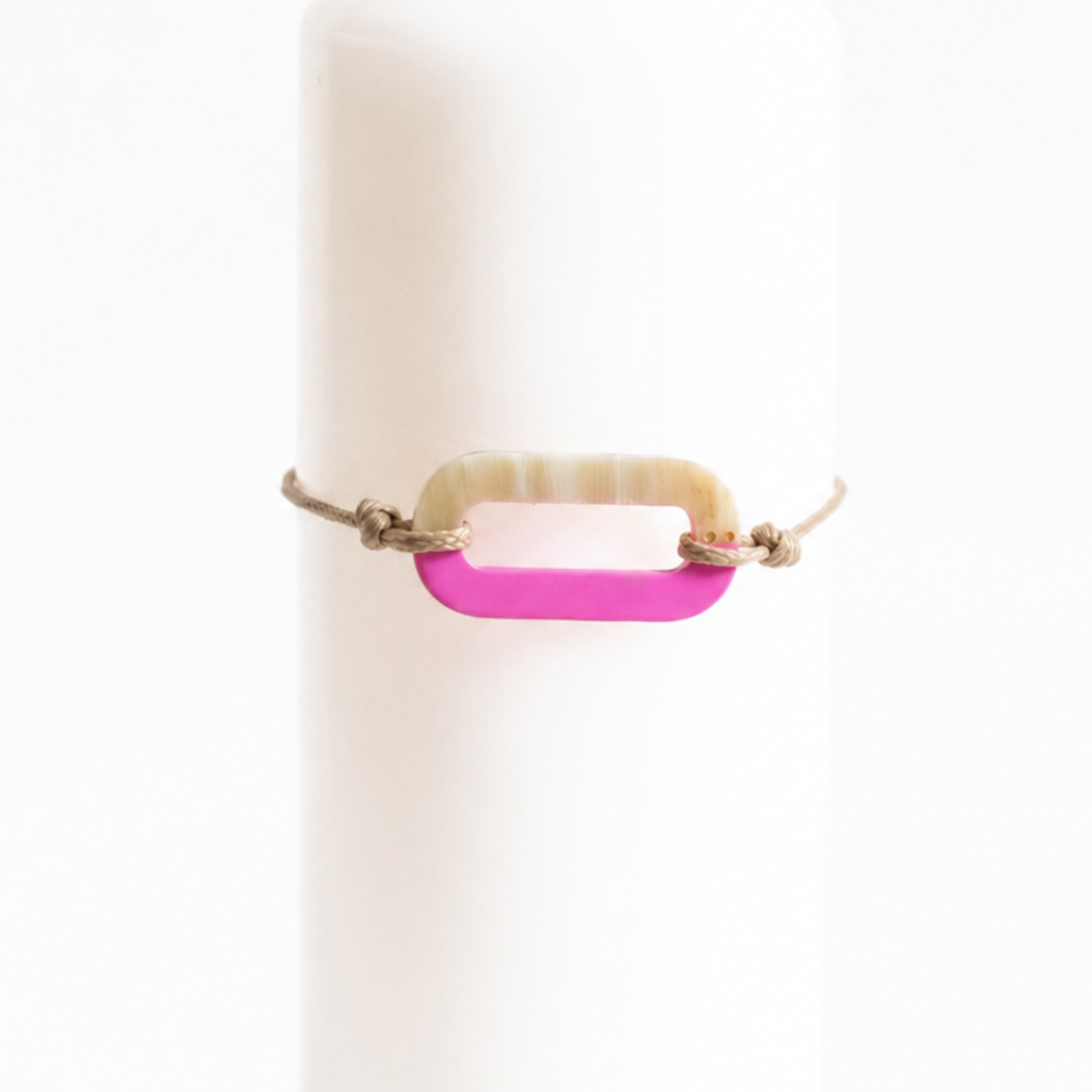Maillon MADELEINE Rose Fluo