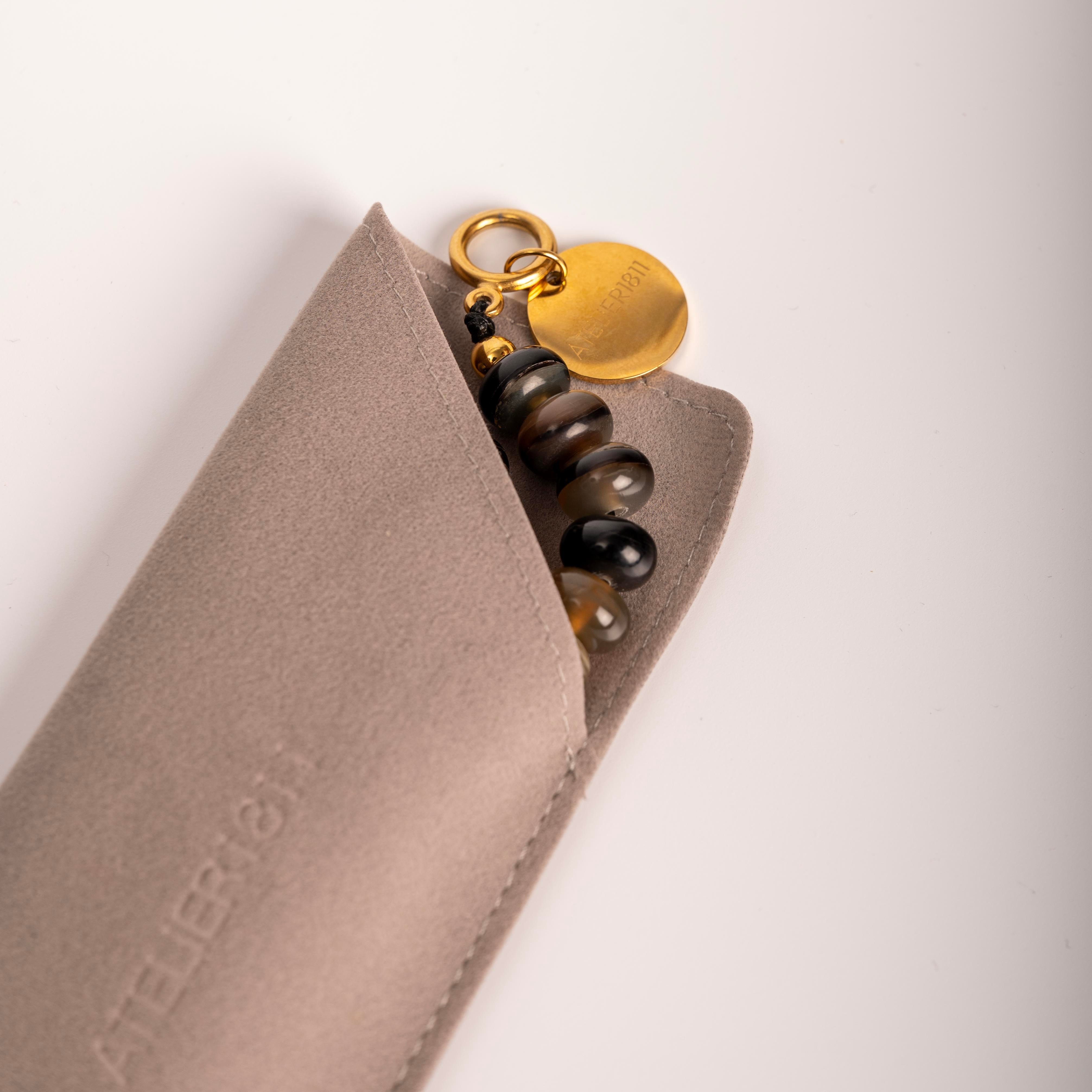 Collier SOFIA Corne Brune
