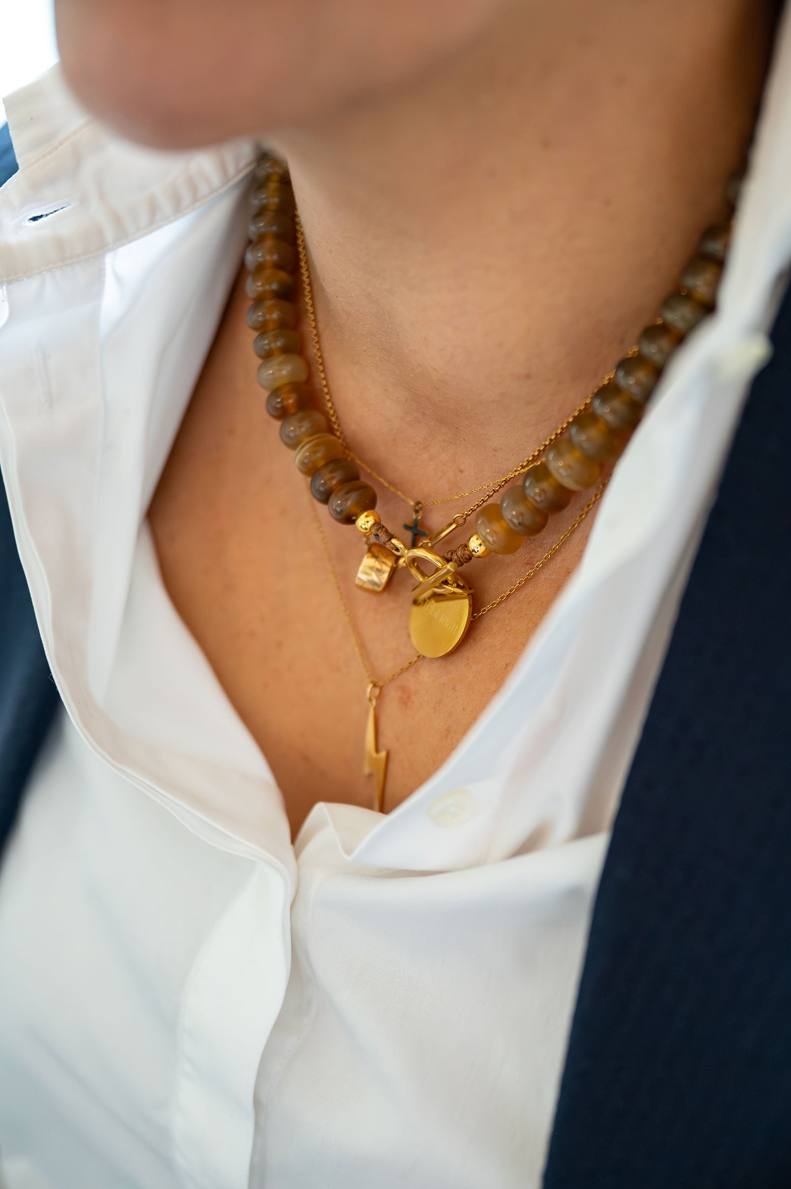 Collier SOFIA Corne Claire