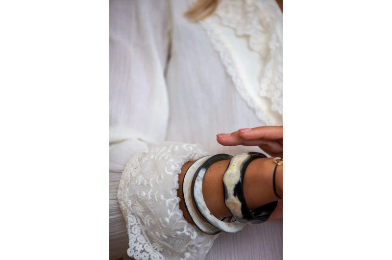 Bracelet BARNABÉ Corne Brune