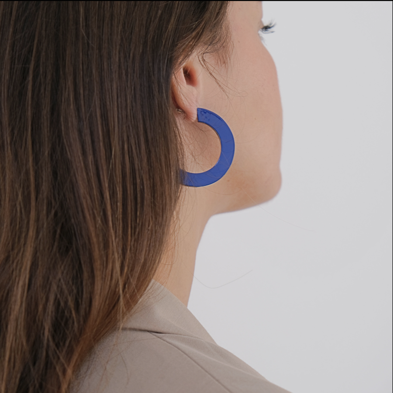 Créoles CÉLINE Bleu