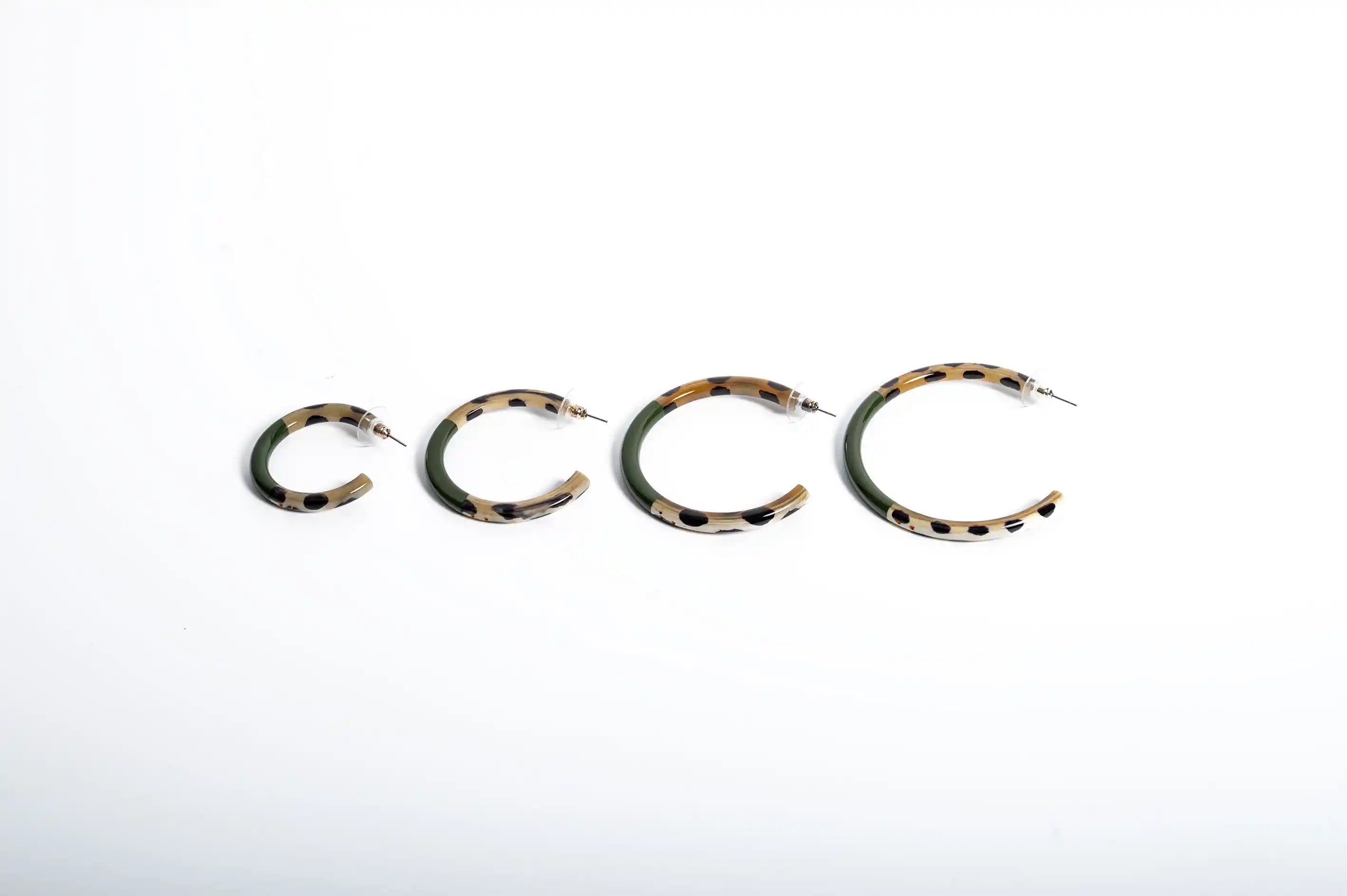 Créoles KATHLEEN Léopard & Kaki