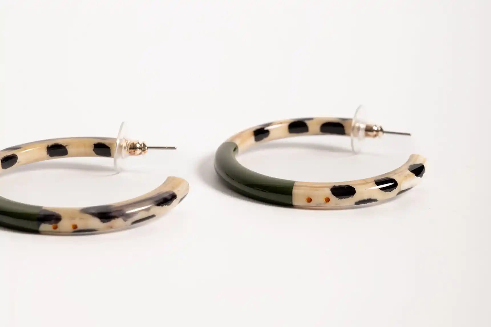 Créoles KATHLEEN Léopard & Kaki