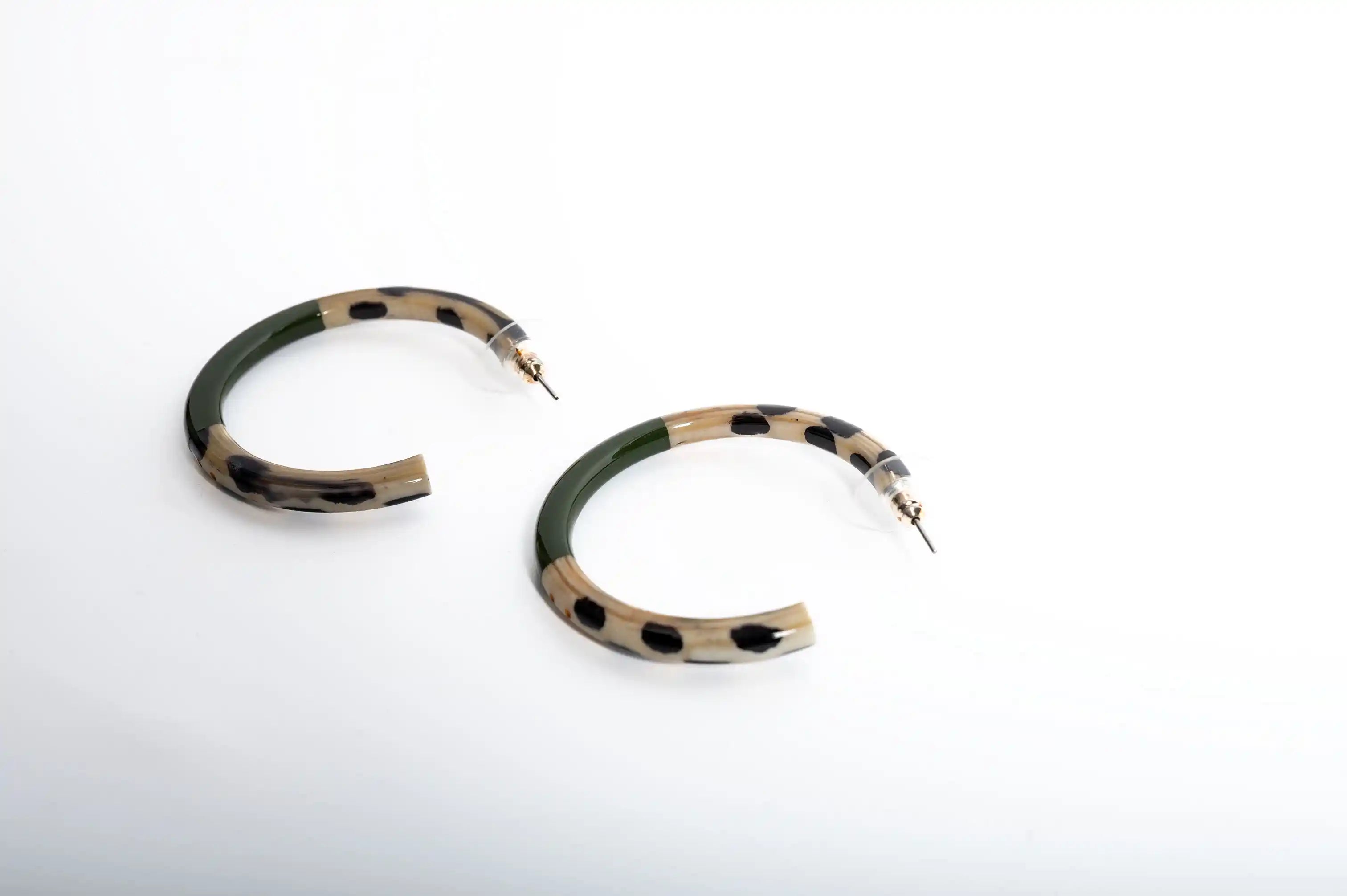 Créoles KATHLEEN Léopard & Kaki