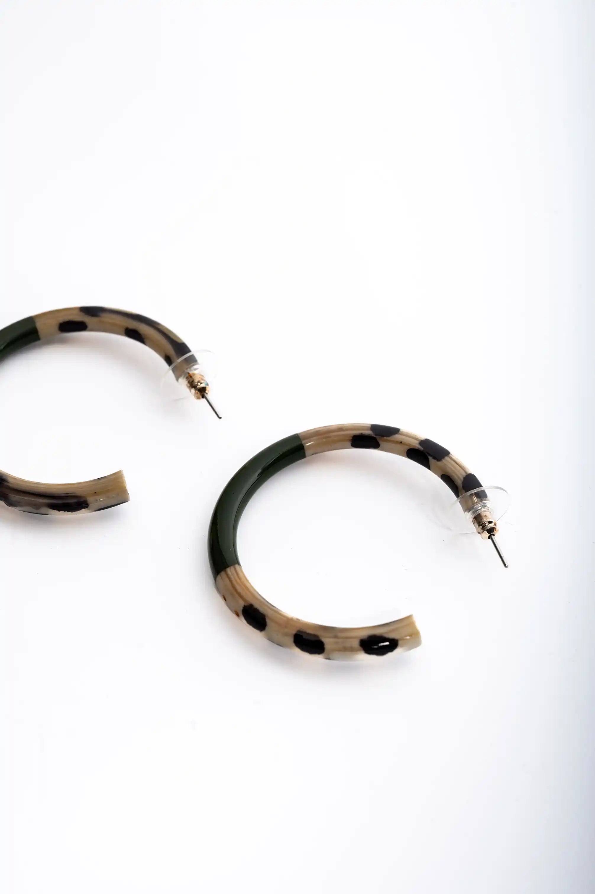 Créoles KATHLEEN Léopard & Kaki