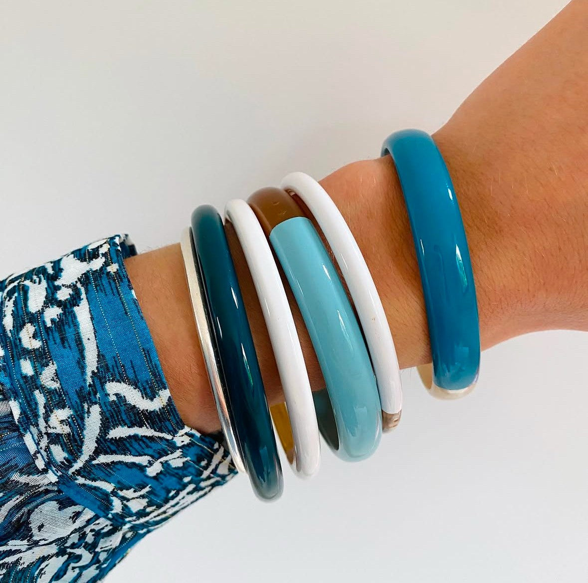 ATELIER1811 Billy ciel Roi Joncs Joe Blanc Big Bangle Canard 