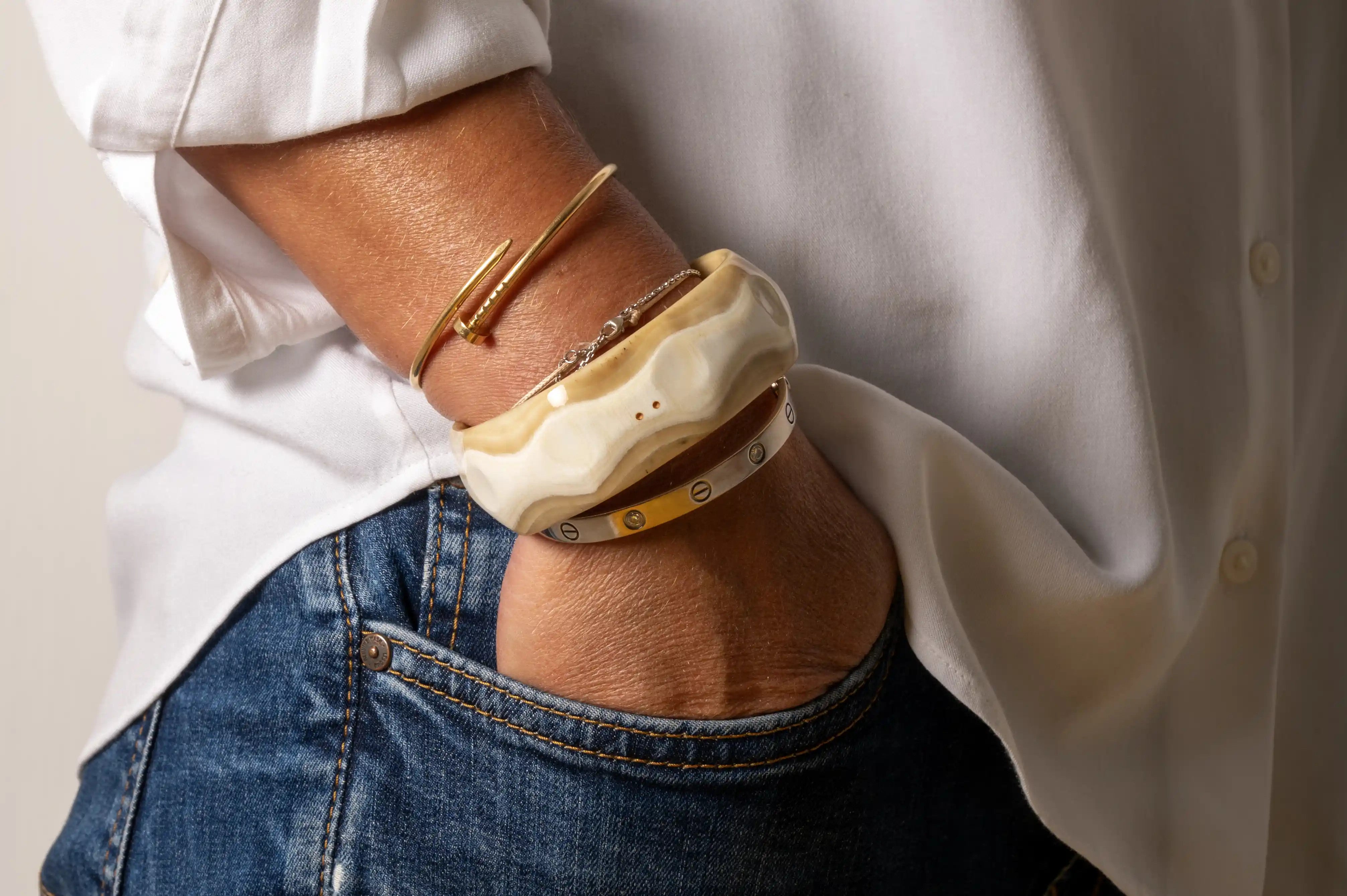 ATELIER1811 Bracelet Barnabé Naturel clair