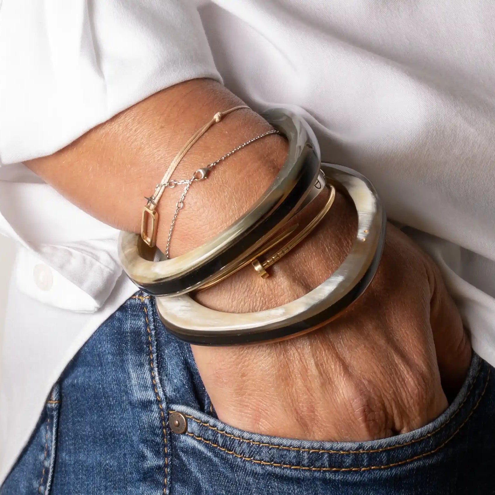 ATELIER1811 Bracelets Basile Noir 