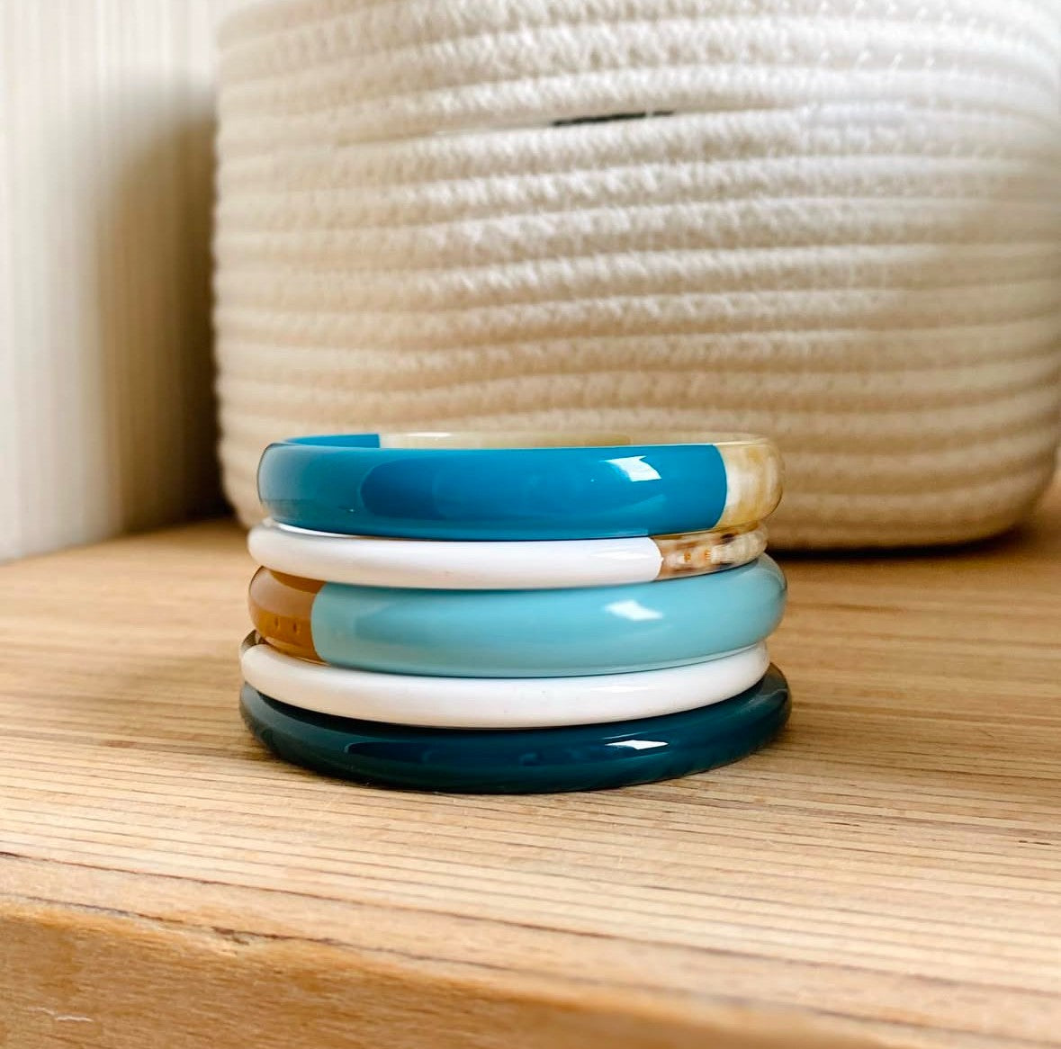 ATELIER1811 Combo Billy Roi Ciel Joncs Joe Blanc et Big Bangle Canard 