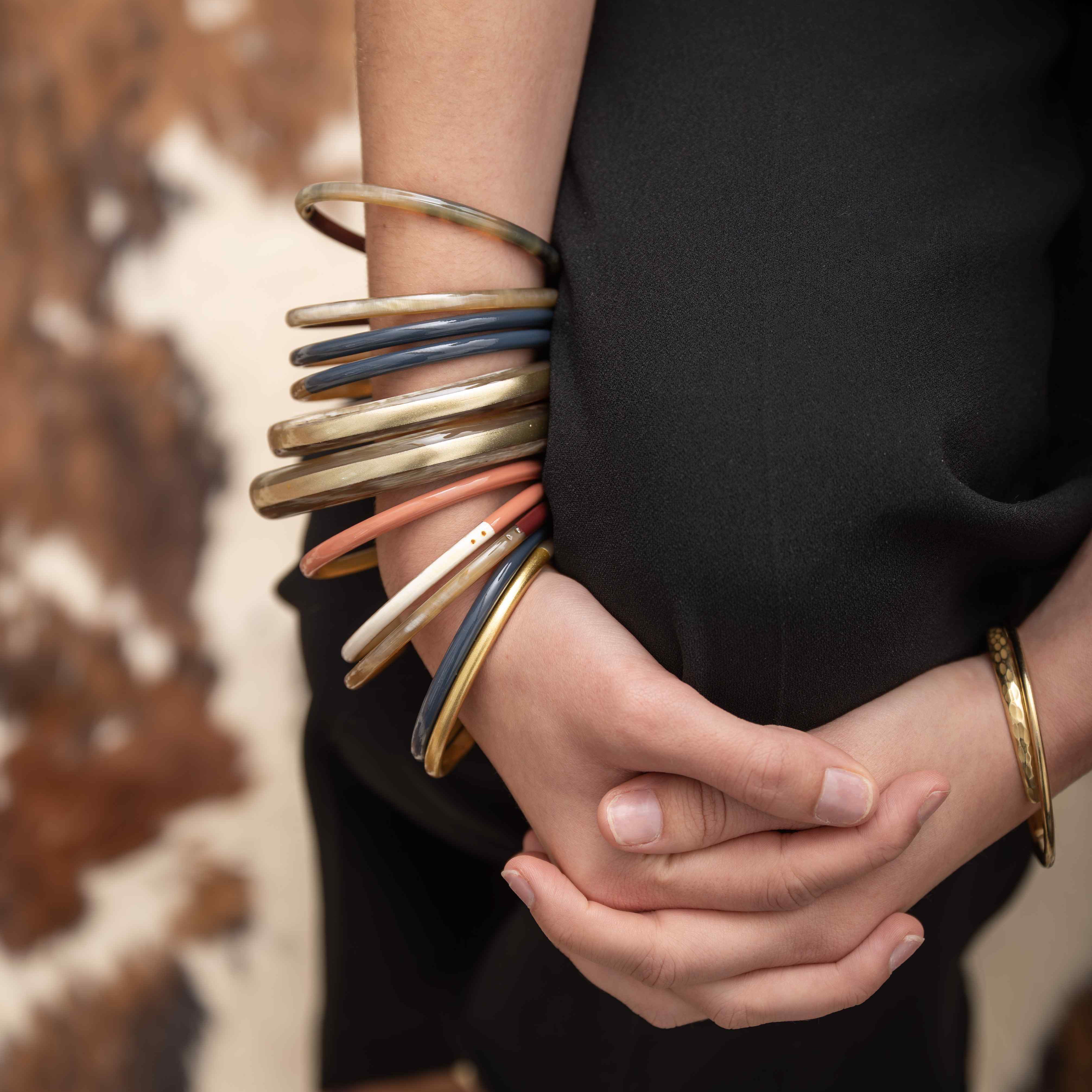 ATELIER1811 Combo de Joe Corail Bordeaux Gris doré et Basile Doré 