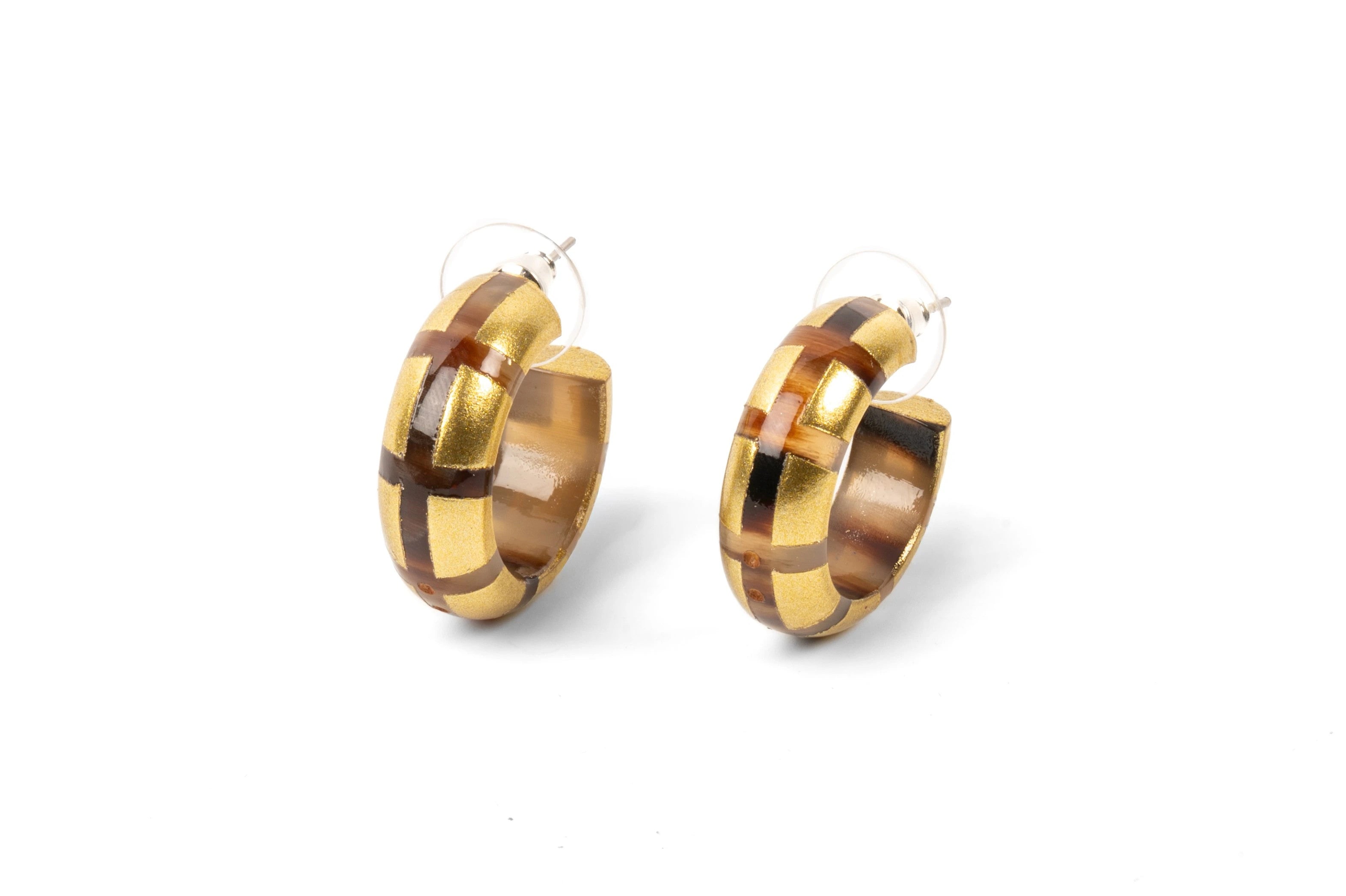 ATELIER1811  Créoles Clothilde Dorées