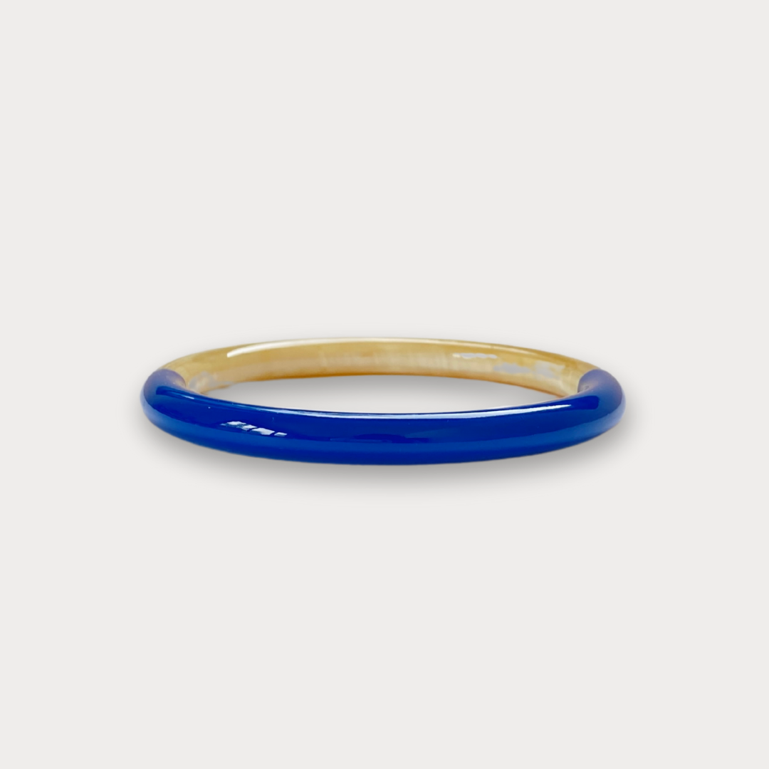 ATELIER1811 Jonc Big Bangle Bleu