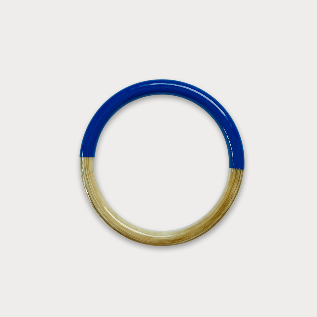 ATELIER1811 Jonc Big Bangle Bleu