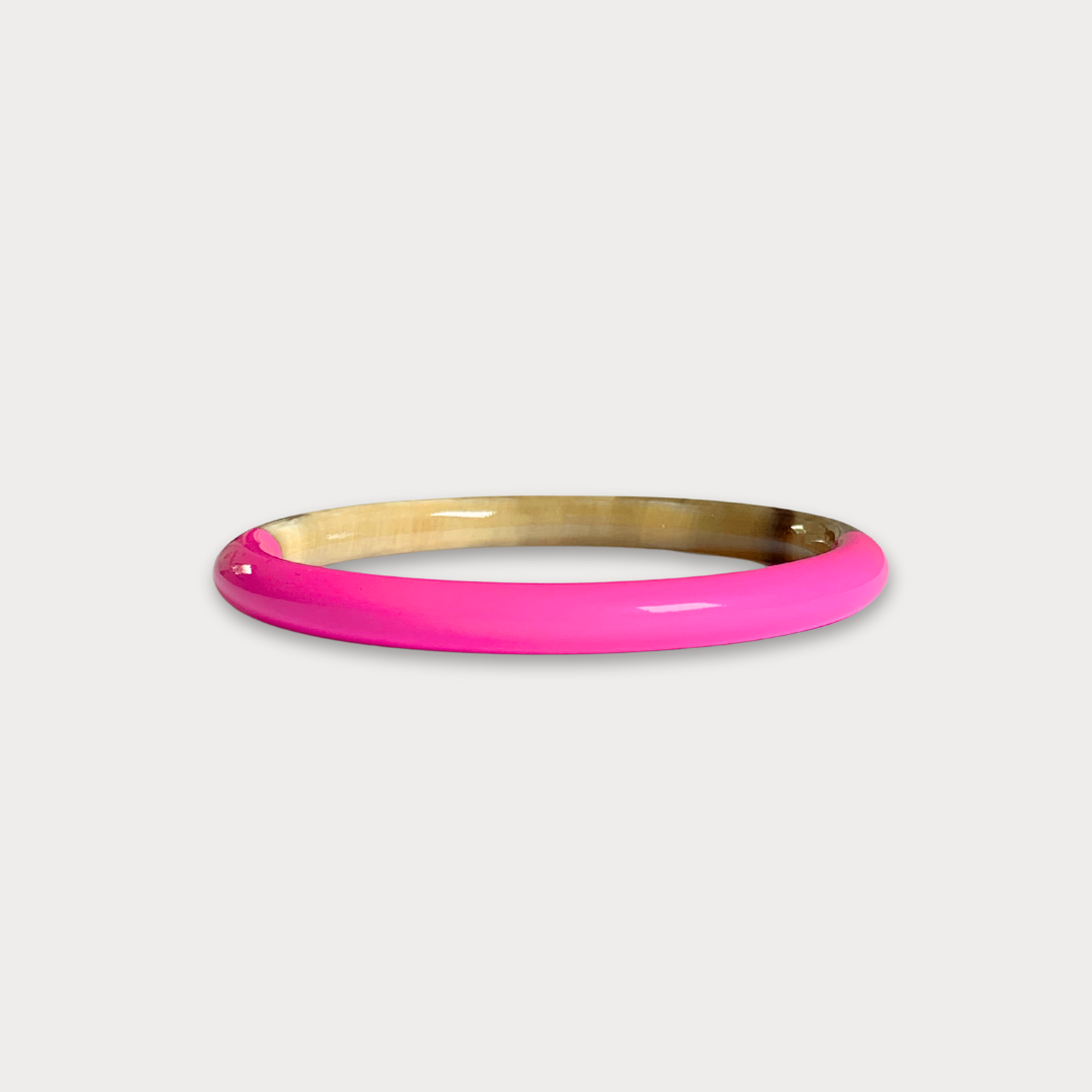 ATELIER1811 Jonc Big Bangle Rose Fluo 