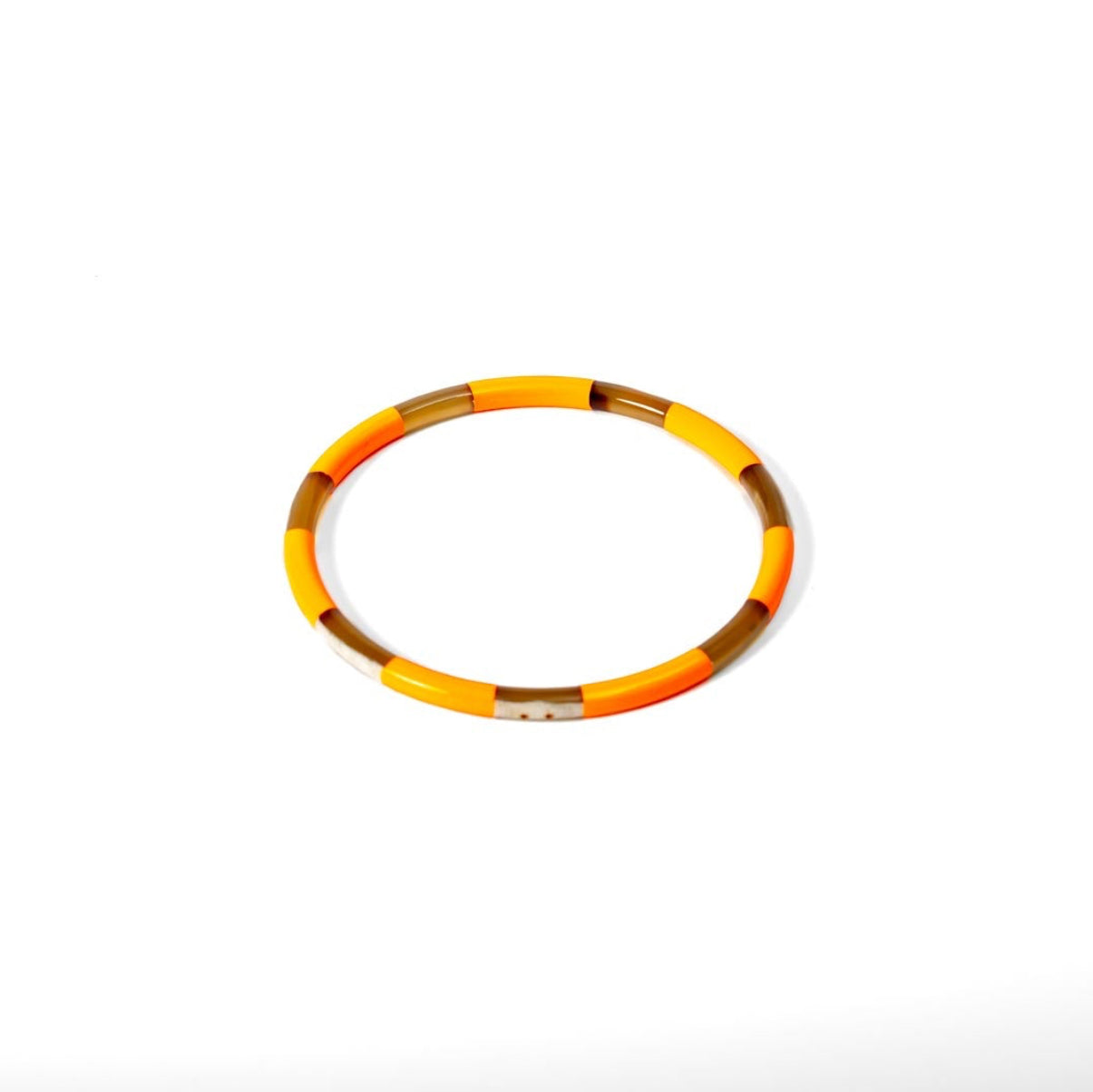 ATELIER1811 Jonc Joe Rayé Orange