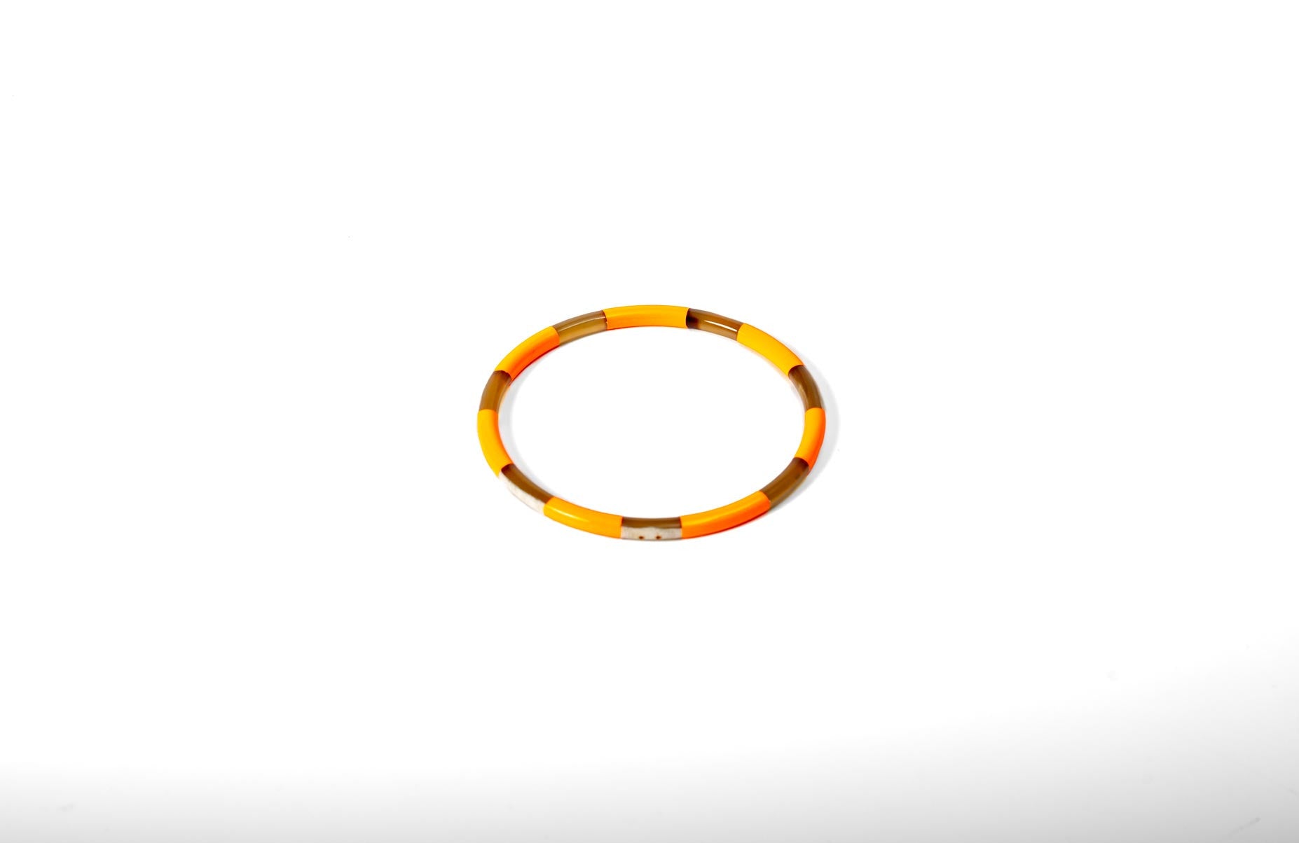 ATELIER1811 Jonc Joe Rayé Orange