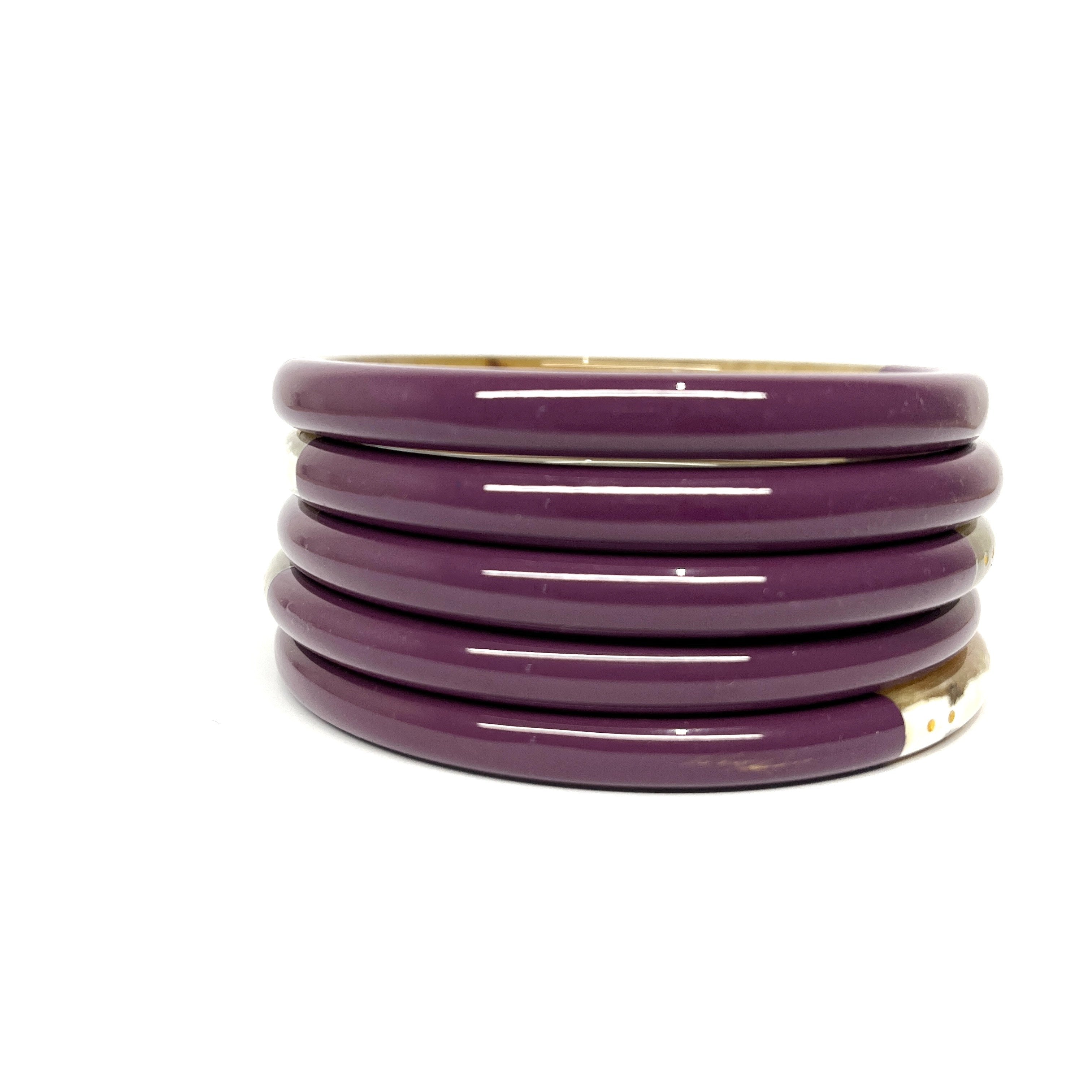 ATELIER1811 Joncs Big Bangle Violet 
