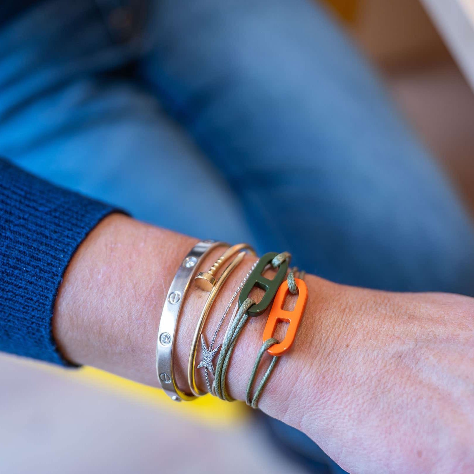 ATELIER1811 Maillons Martin Orange & Kaki