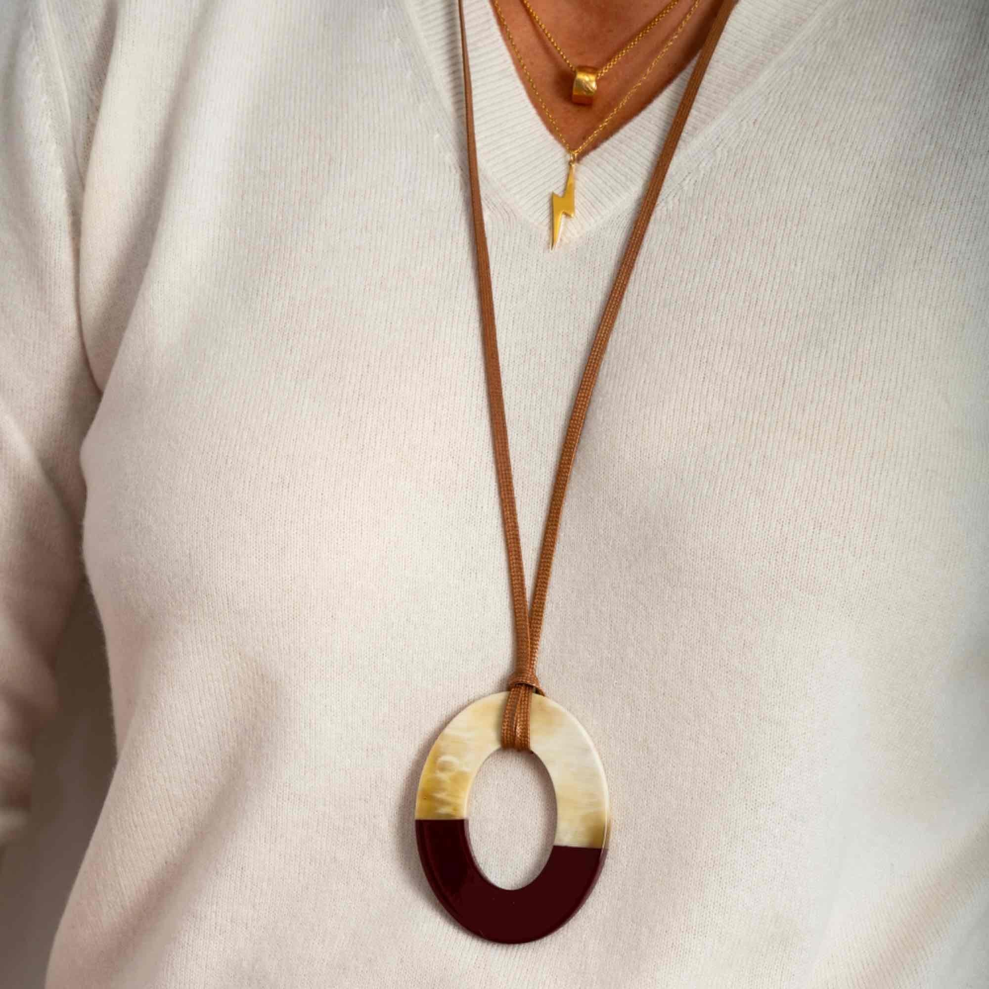 ATELIER1811 Pendentif Ovale BRIGITTE