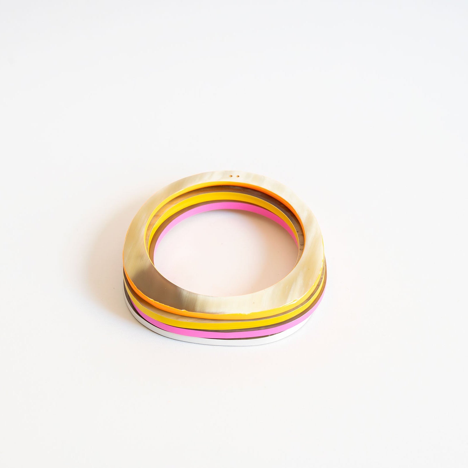 Bracelet BEN tranche Rose Fluo