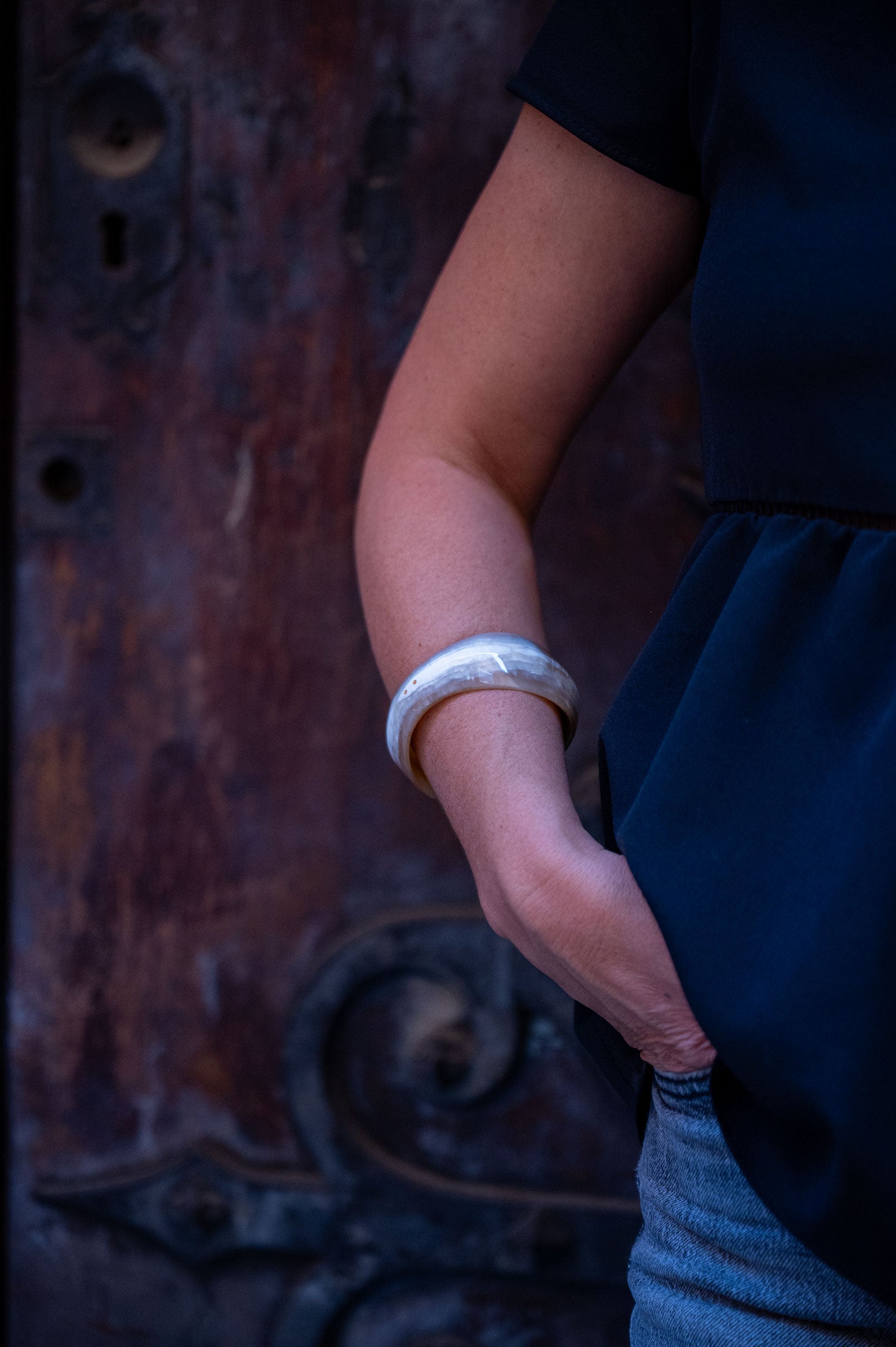 Bracelet BORIS Corne Claire