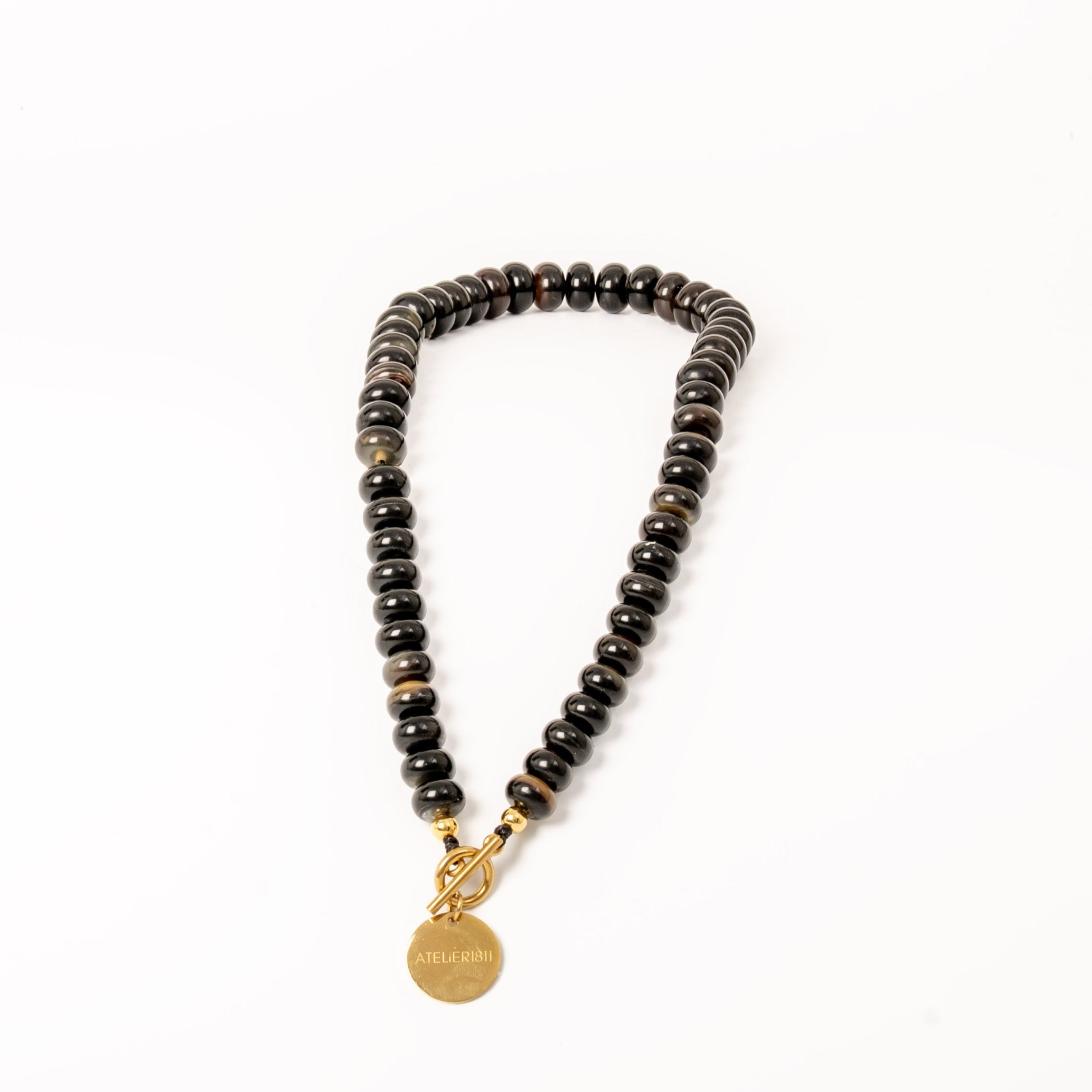 Collier SOFIA Corne Brune