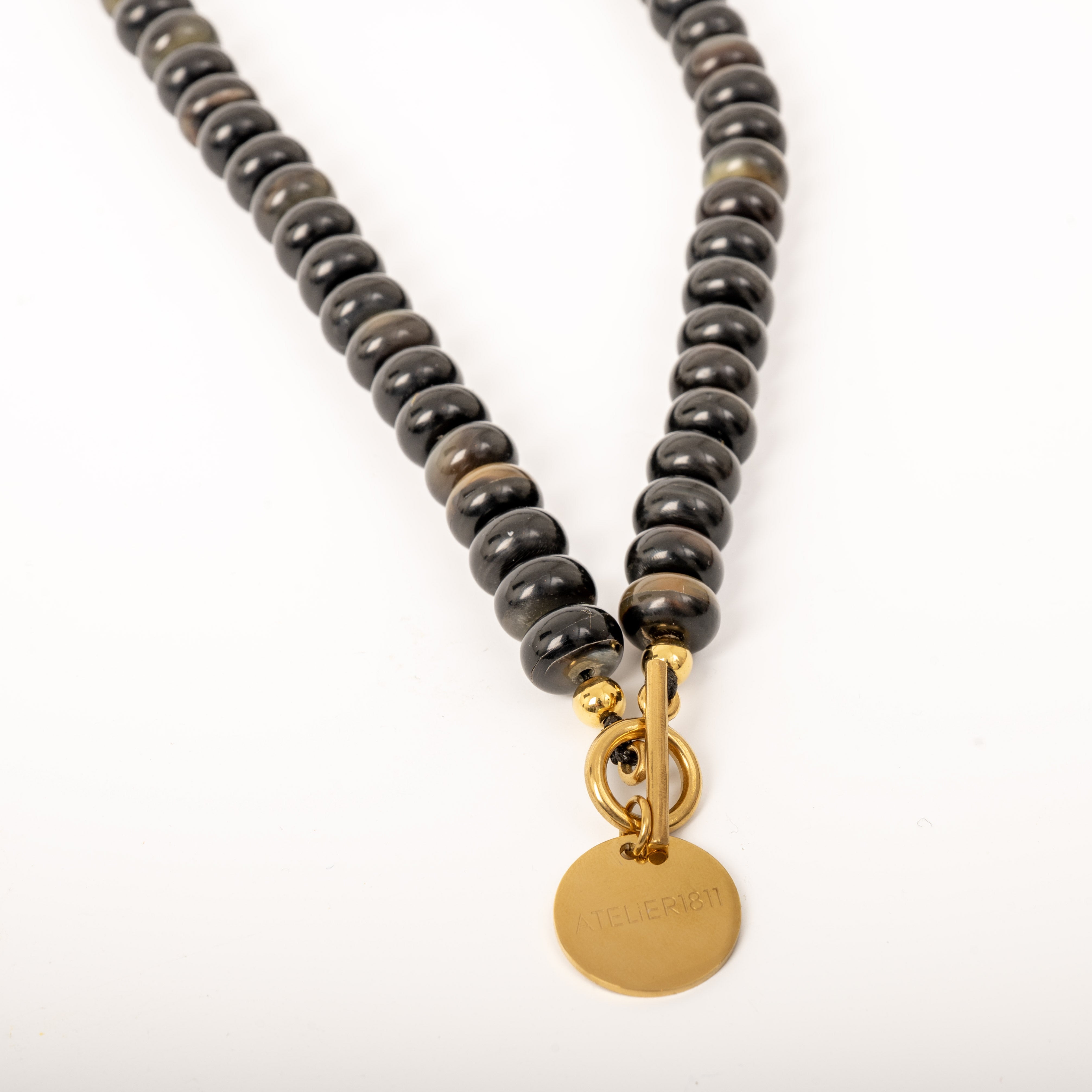 Collier SOFIA Corne Brune